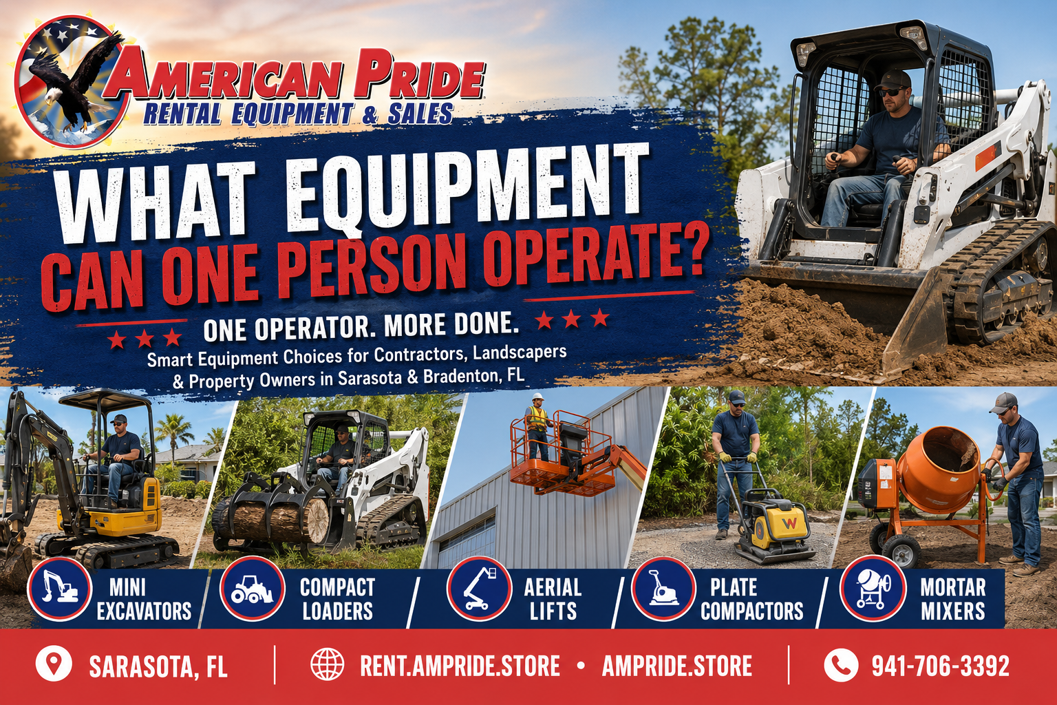 What Equipment Can One Person Operate? A Guide to Single-Operator Equipment