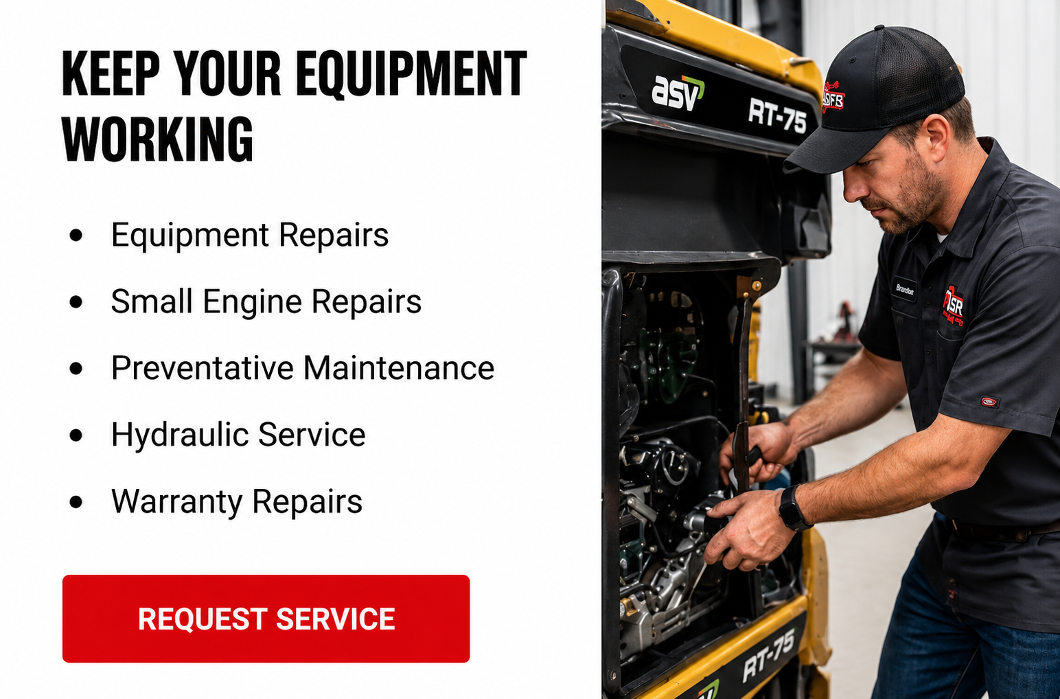 American Pride Rental Equipment and Sales Repairs Equipment, Small Engines, Electric Tools and offers preventative maintenance service