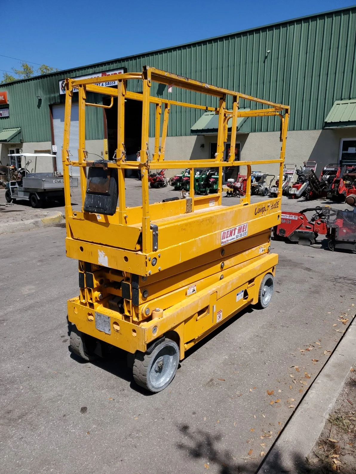 Used Haulotte 2632 Scissor Lift For Sale at American Pride Rental Equipment and Sales in Sarasota FL