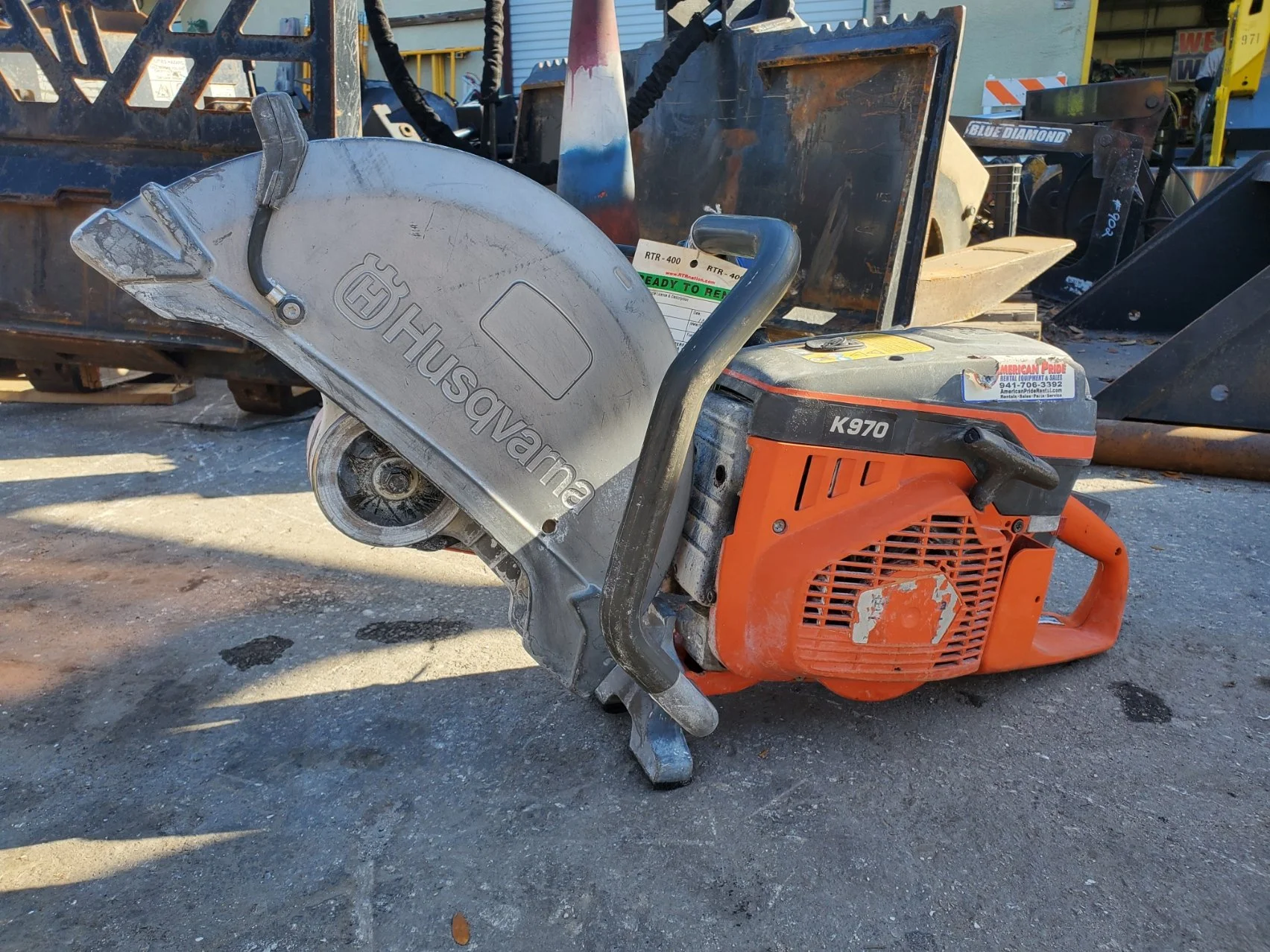 Used 16" Husqvarna K970 Concrete Cutoff Saw $885