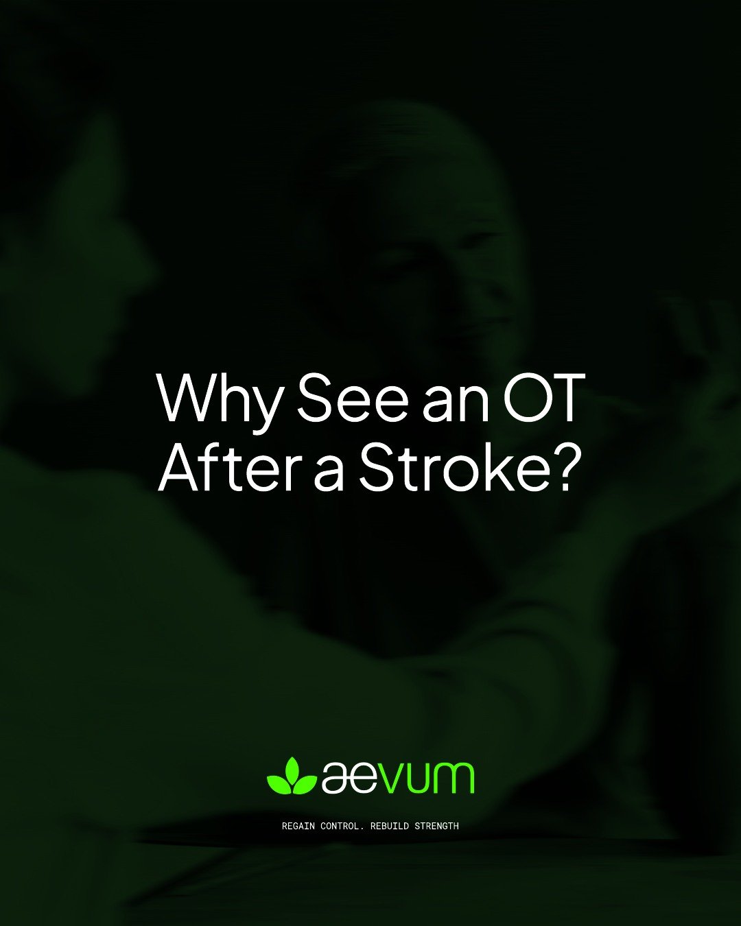 Regain function. Reclaim independence. 🧠✋

After a stroke, everyday tasks like brushing your teeth or holding a cup can feel frustrating but there is a path forward. Occupational therapy focuses on helping you recover upper limb function so you can 