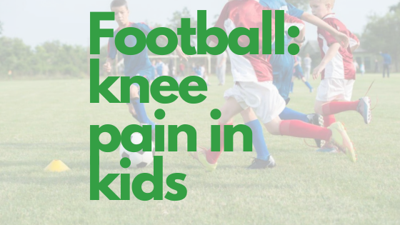 Common source of knee pain with kids in football