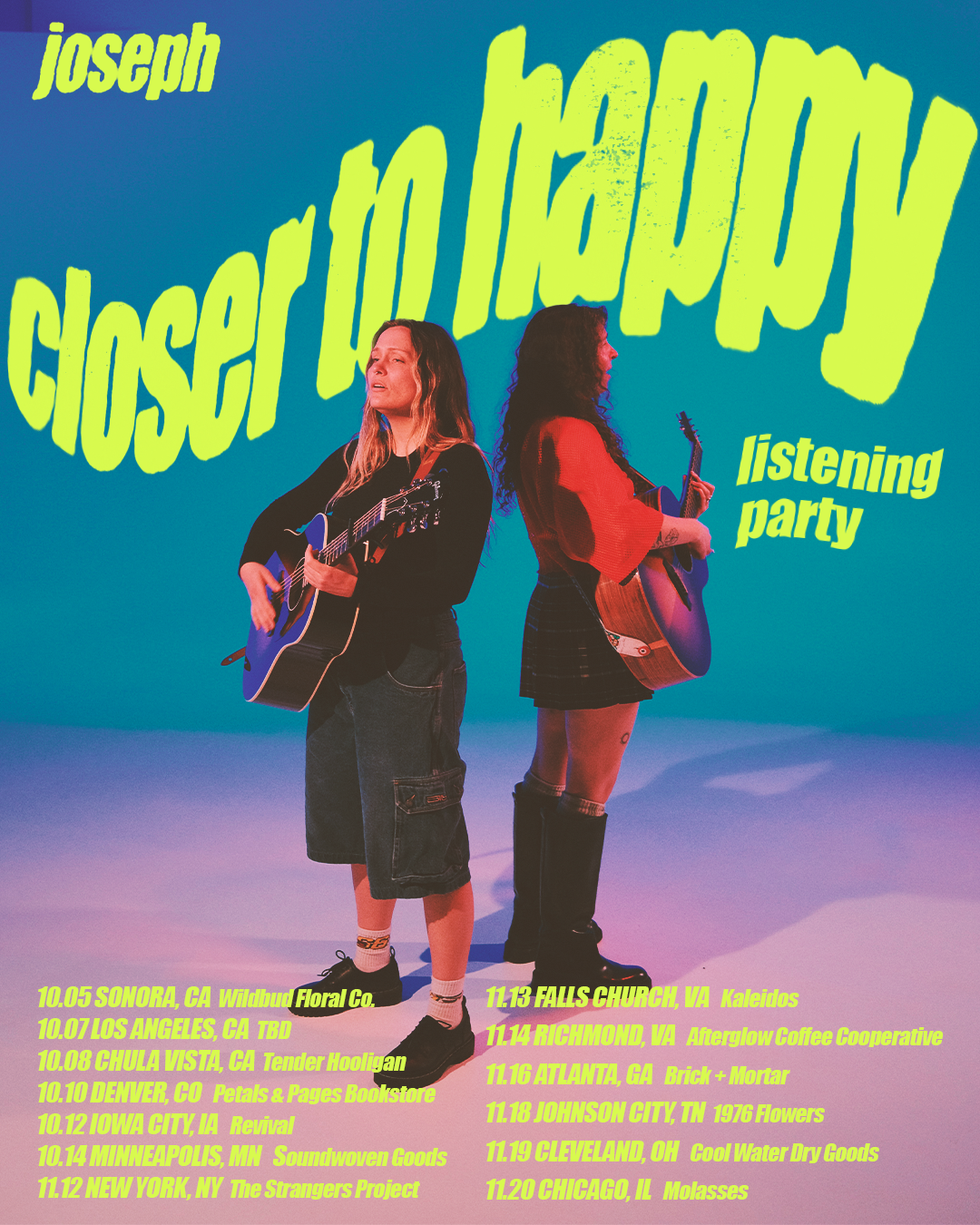 Joseph Concert at the Shop! 