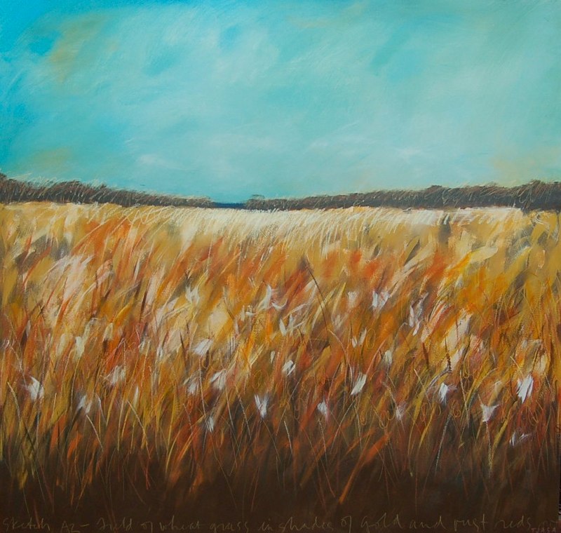 Fields of Wheatgrass | 40 X 42” | $8500