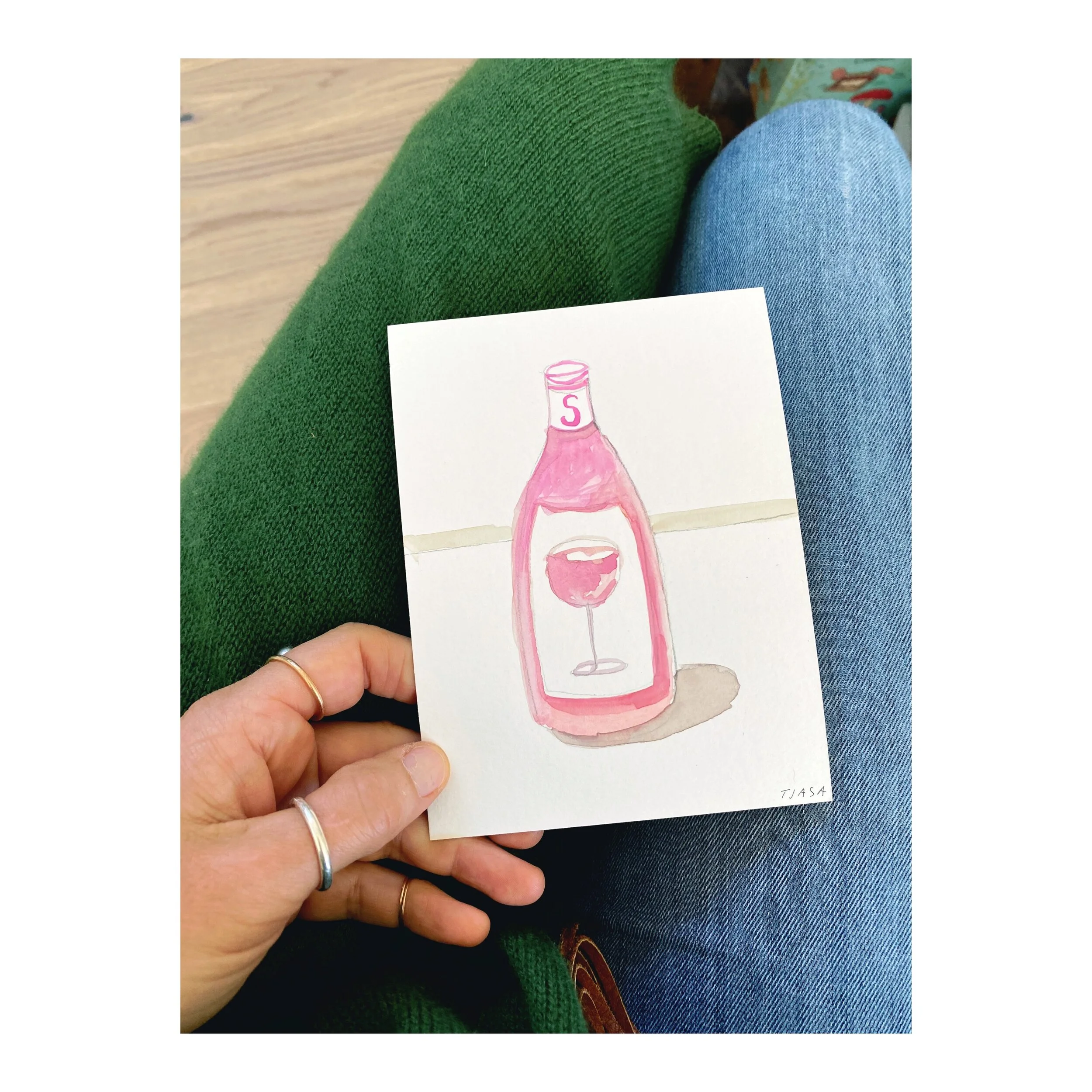 Pretty in Pink | 6 X 4.5  I  unframed