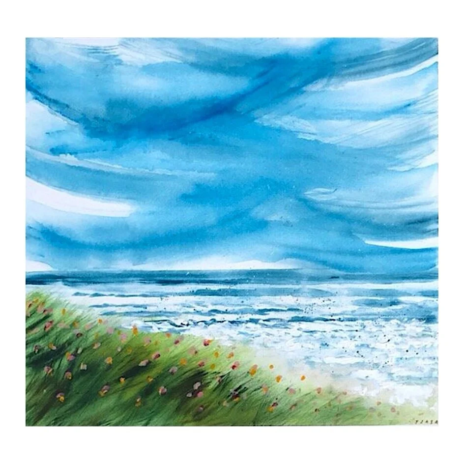 Waves Rolling In | 30 X 30