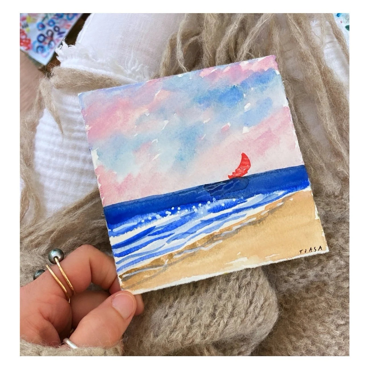 Heading Home   I   5 X 5  (unframed)
