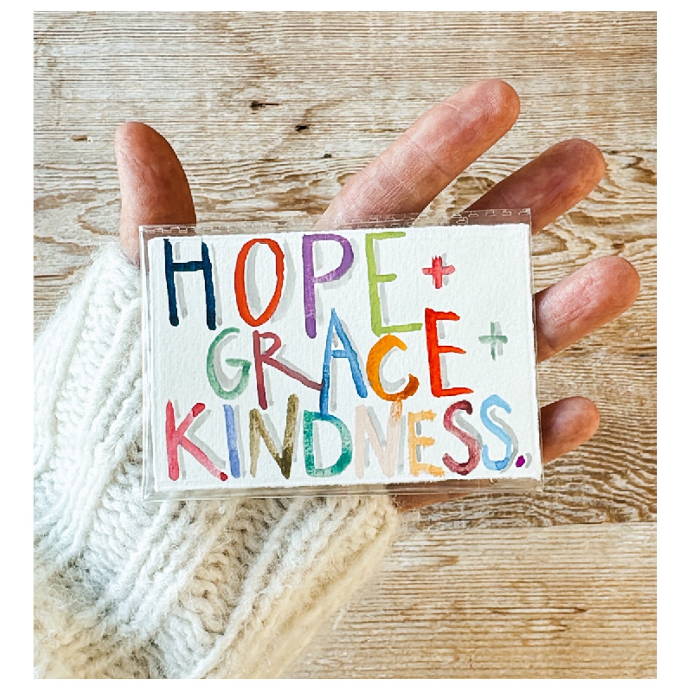 In GRACE and KINDNESS - has always been my mantra, the words I hold close, my handhold through everything&hellip; HOPE is a sweet and beautiful word to add in too. 

For all of you having that extra day off with your families and friends, enjoy it so