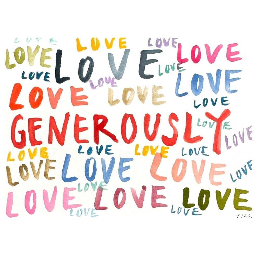 Kind of wraps it up in all ways for me&hellip; ❤️ Love Generously. ❤️