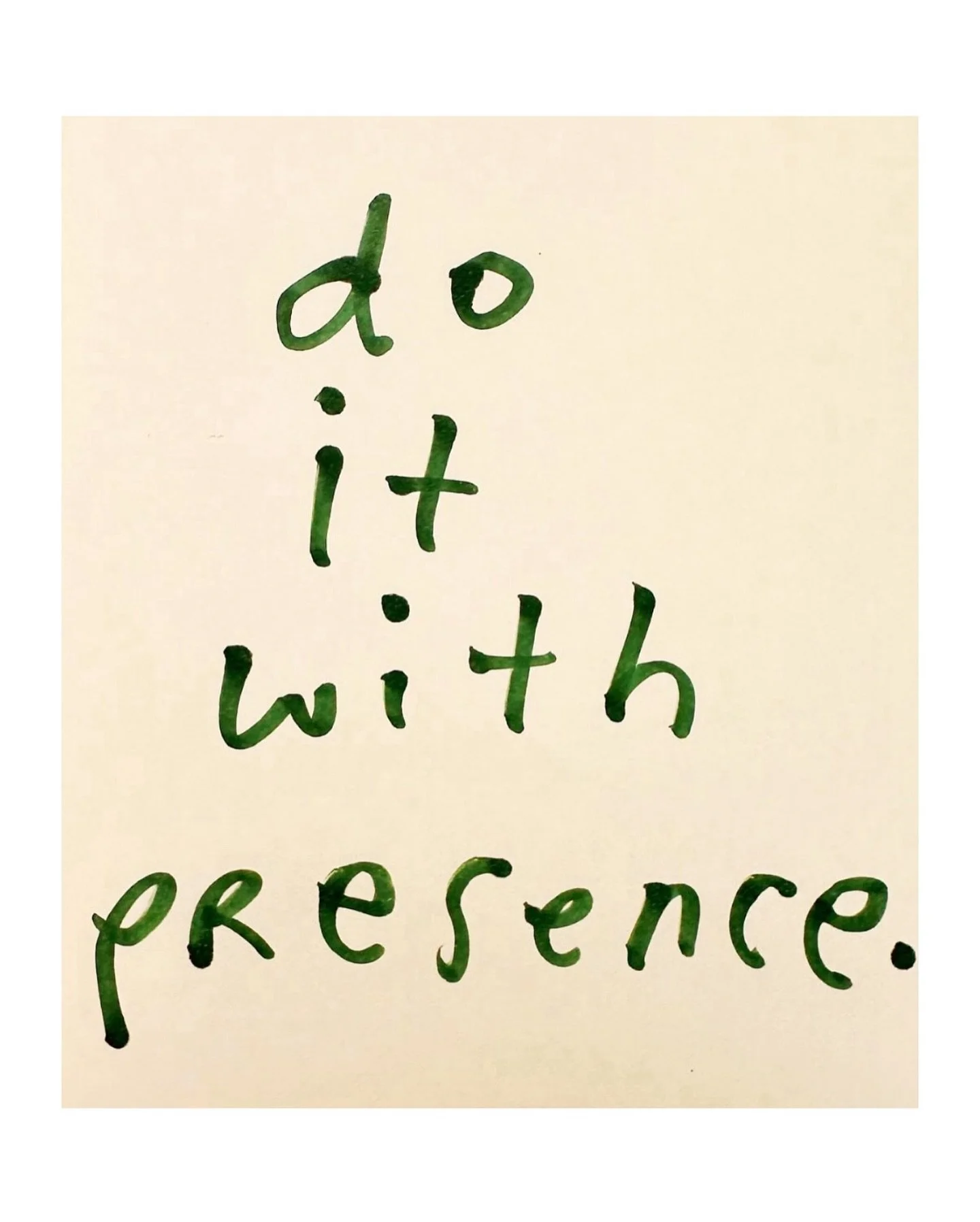 FEELING a lot of this, these days… SLOWing down for the moments. BEing present with others. Not rushing. Everything is just moving way too fast, and I’m so over the feeling of this constant whirlwind … I’m trying very hard t