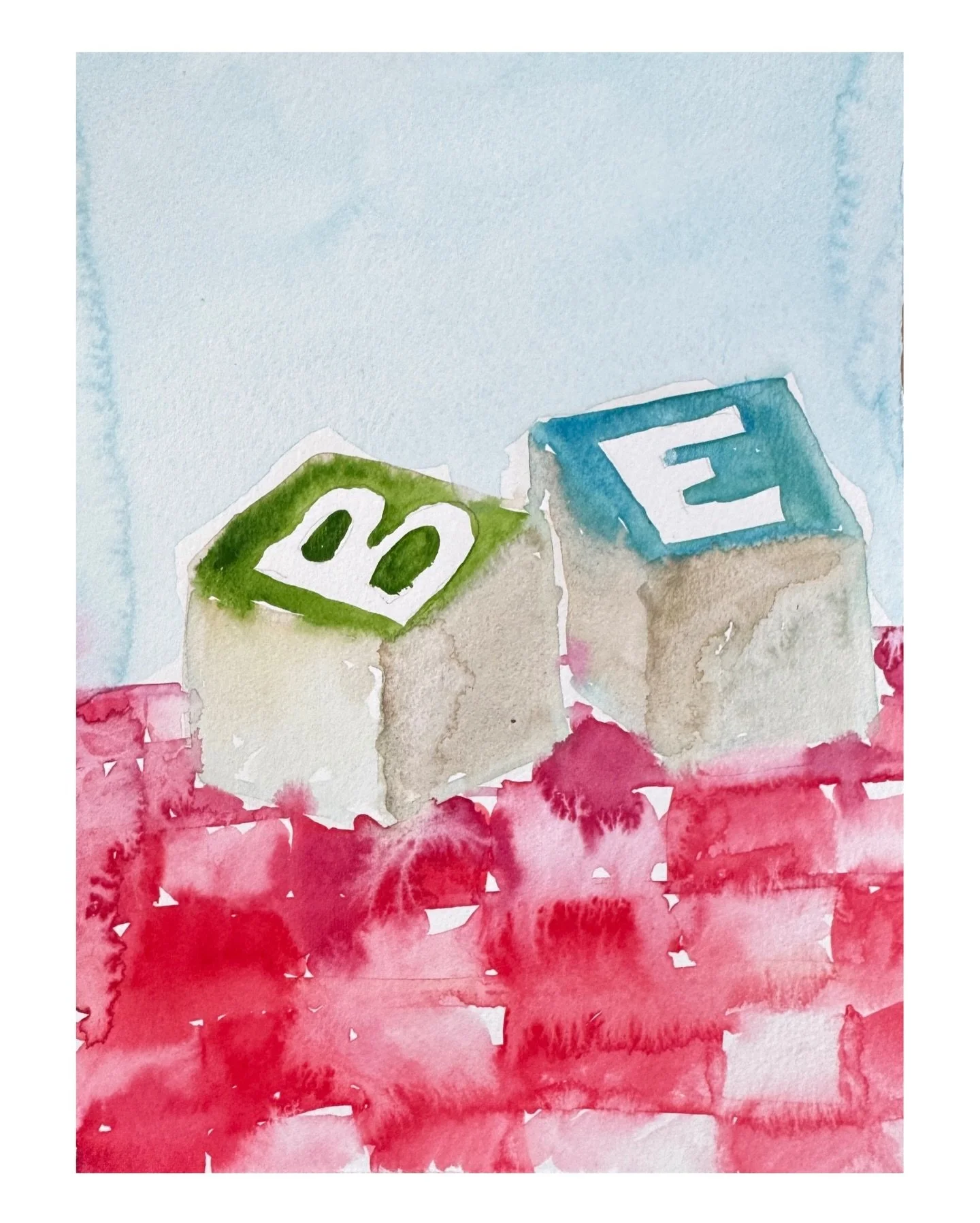 ✨
BE yourself. 
BE in the moment. 
BE present with others. 
BE loving to others. 
BE kind. 
BE generous. 
BE well. 

Just BE. 

Years ago my friend  @raedunn sweetly hid one of her handmade clay forms in my studio with the word &ldquo;BE&rdquo; on it