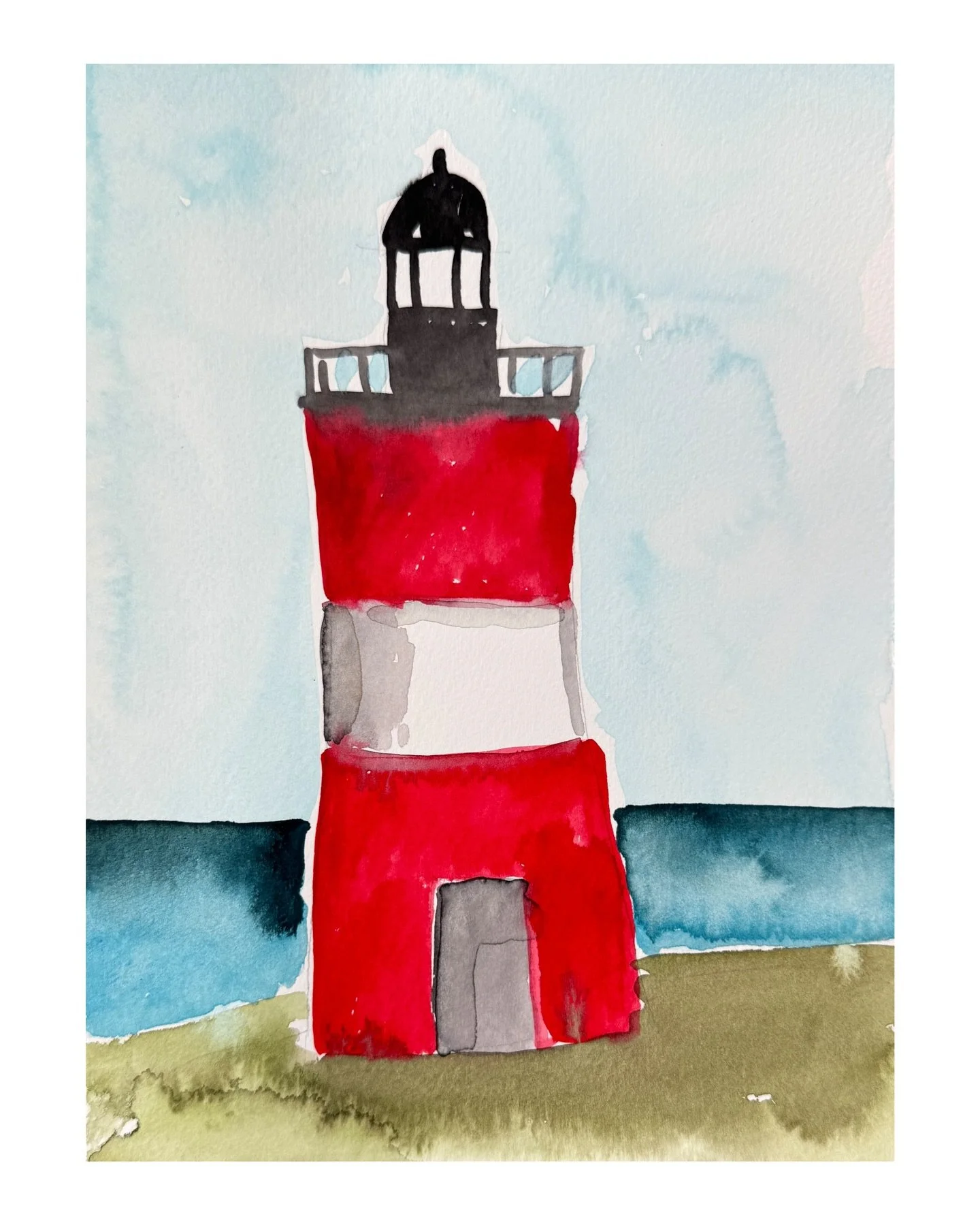 I have always dreamed of spending a night in a lighthouse&hellip; anyone else? And if someone knows of one in New England or anywhere else for that matter where I could bunk up and paint, please let me know! ❣️
