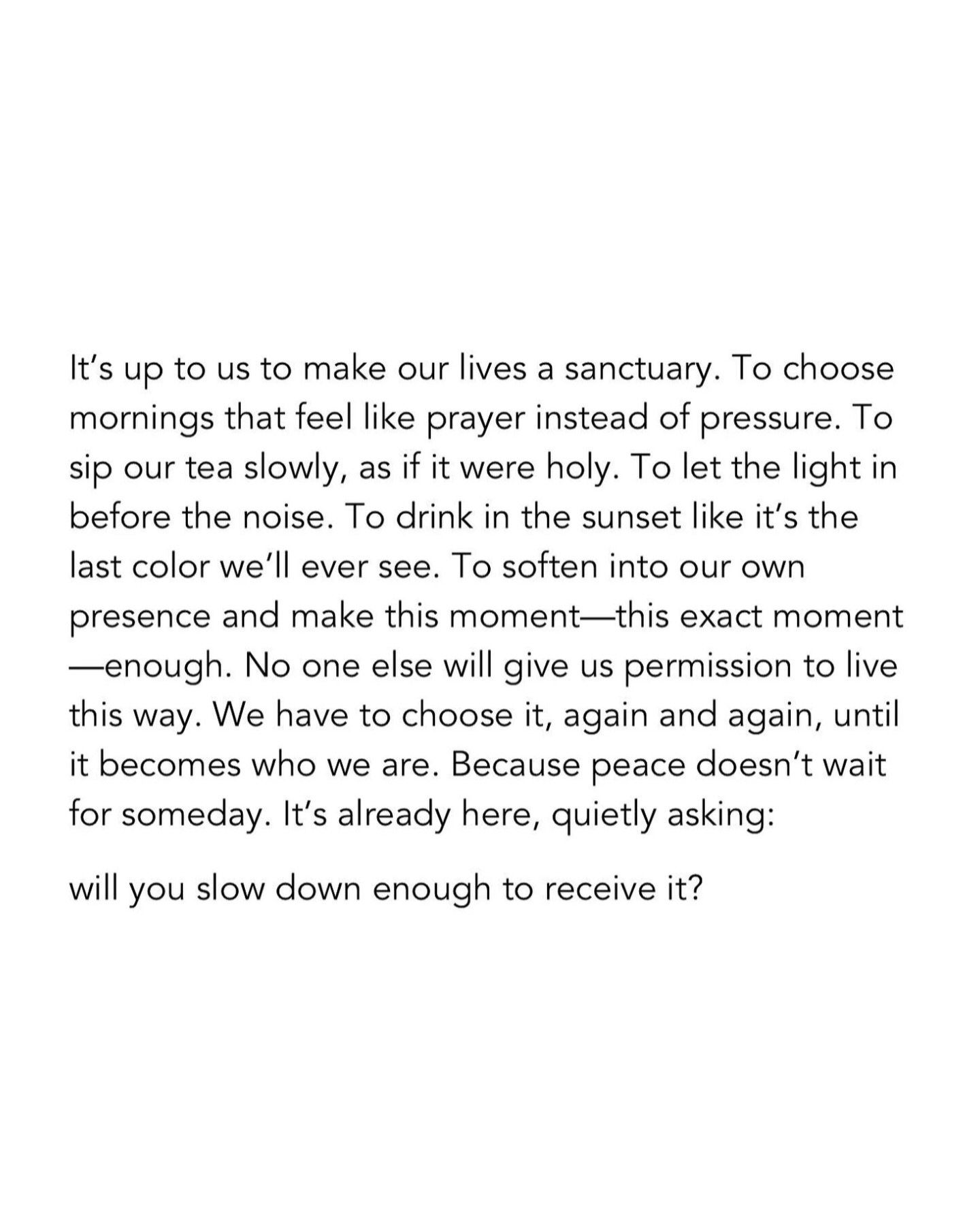 Waking in the 5&rsquo;s and greeting the world slowly with the rising sun. 🙏

.

@cathy.heller