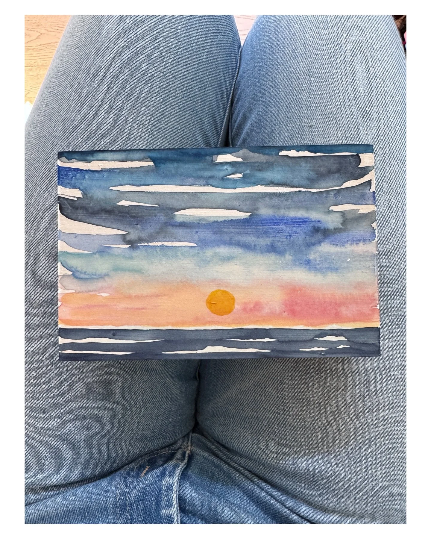 A few new watercolor paintings on wood panel dropped off @maison_reve this morning!!!! LOVE collaborating with Yasmine at her beautiful shoppe here in Mill Valley&hellip;. ❣️❣️❣️