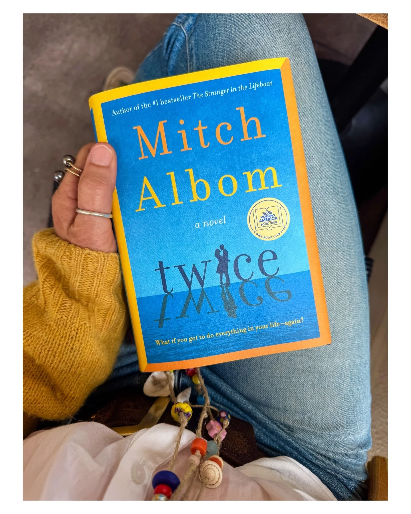 What started as a rainy day 🌧️ quick stopover at the @mill_valley_depot_ to grab lunch, I found myself completely grounded in my seat for a few hours to be able to continue the energy and emotion of reading this remarkable love story ❣️❣️❣️. Mitch A