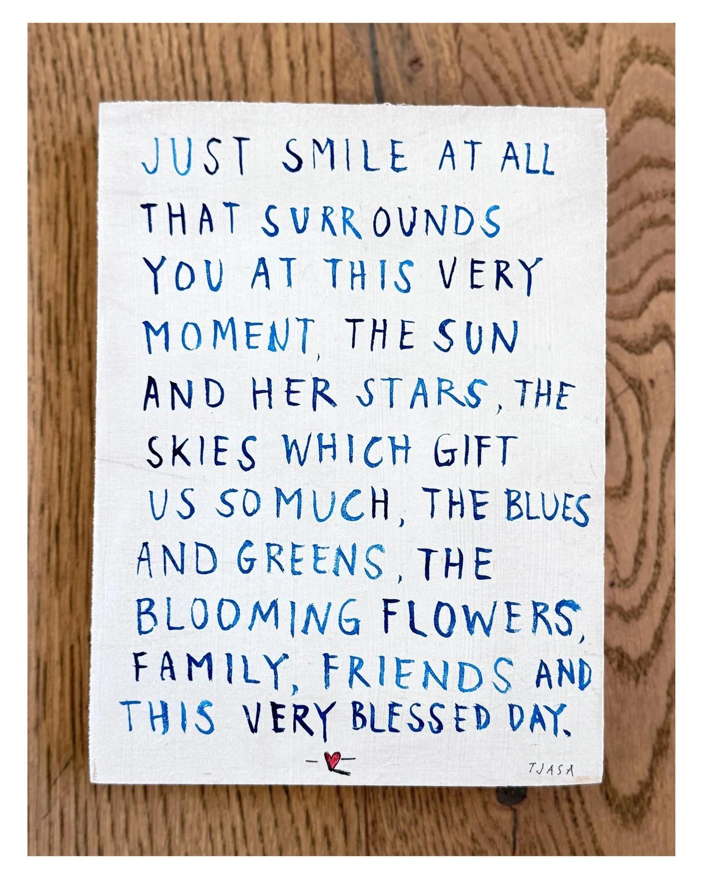 A little painted thought for the day&hellip; ❣️❣️❣️