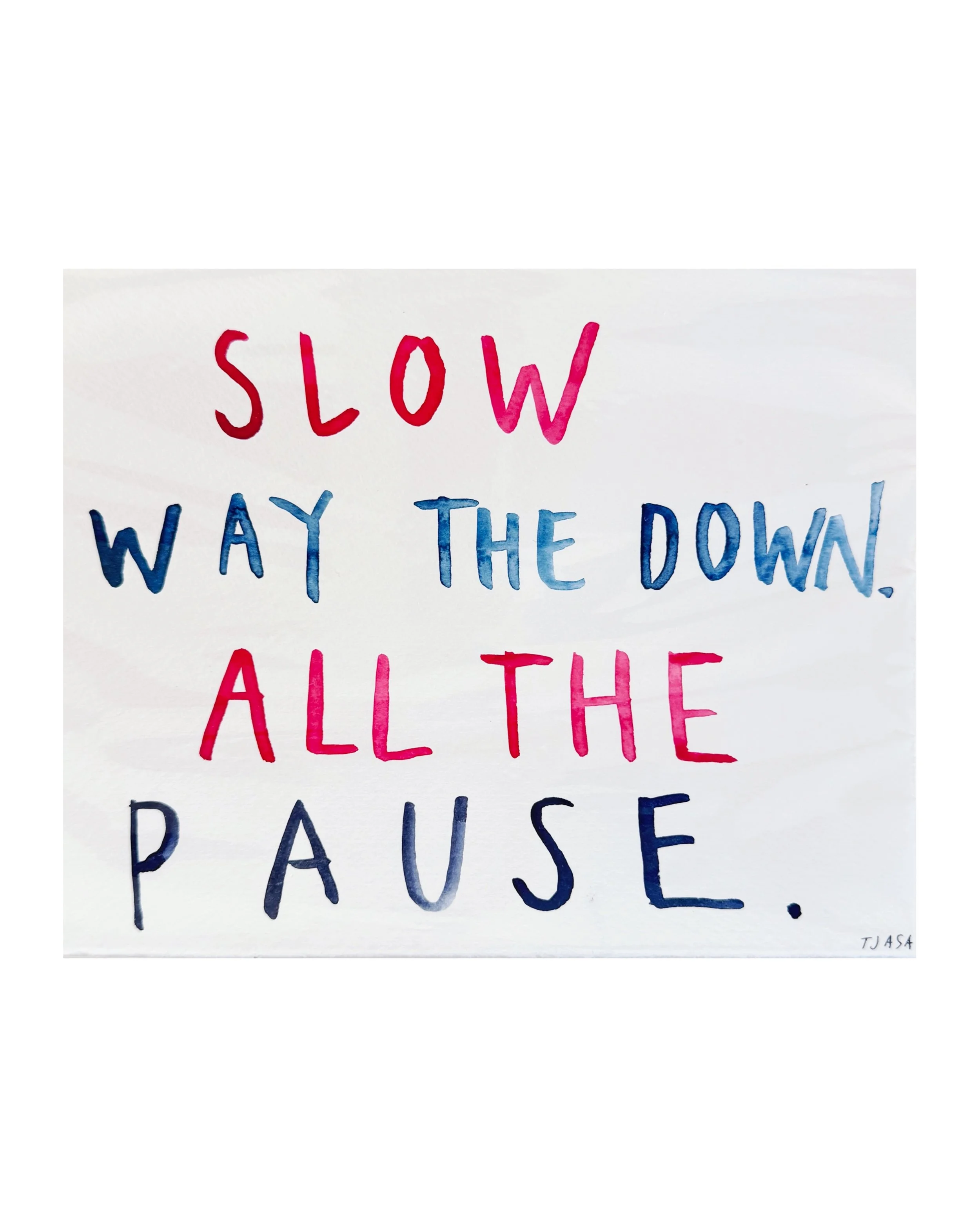 The words are all jumbled but c&rsquo;mon it&rsquo;s Mother&rsquo;s Day weekend and I hope you beautiful women are giving yourself a BREATH PAUSE and a SLOW DOWN. ❣️ tjasa