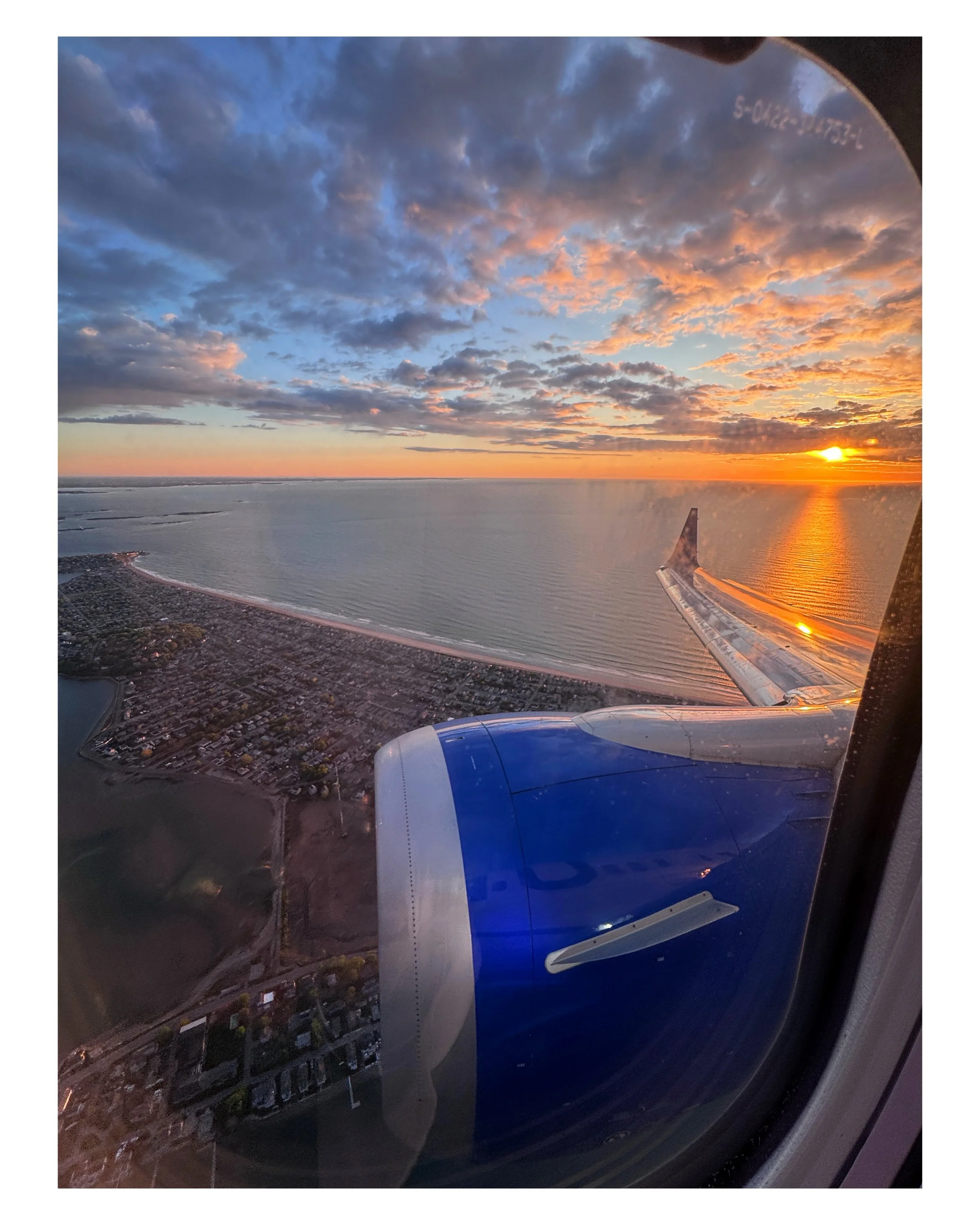 Good morning Boston&hellip; you sure do look beautiful this morning&hellip;landed at 5:45am, my bags were in hand at 5:55, and made the 6am bus for the Cape 🙏🌊❣️&hellip; watched Wuthering Heights on the flight (couldn&rsquo;t help myself) and slept