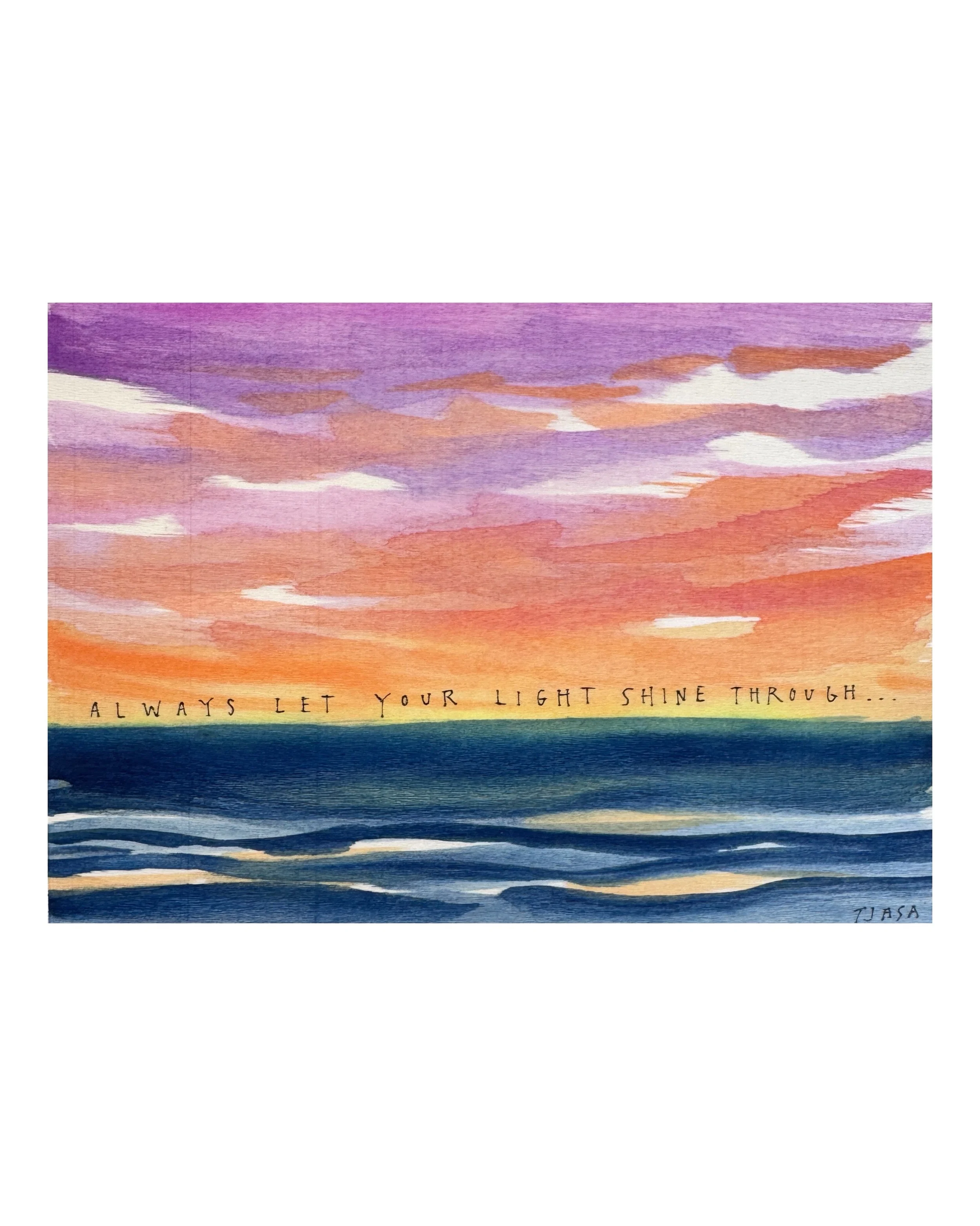 Always Let Your Light Shine Through ⛅️🌤️☀️☀️☀️☀️

There is so much light in each and every soul - just pull back the shades and let your sun beams shine through. 

I feel like sometimes my purpose is to help others discover their own sunlight. Somet