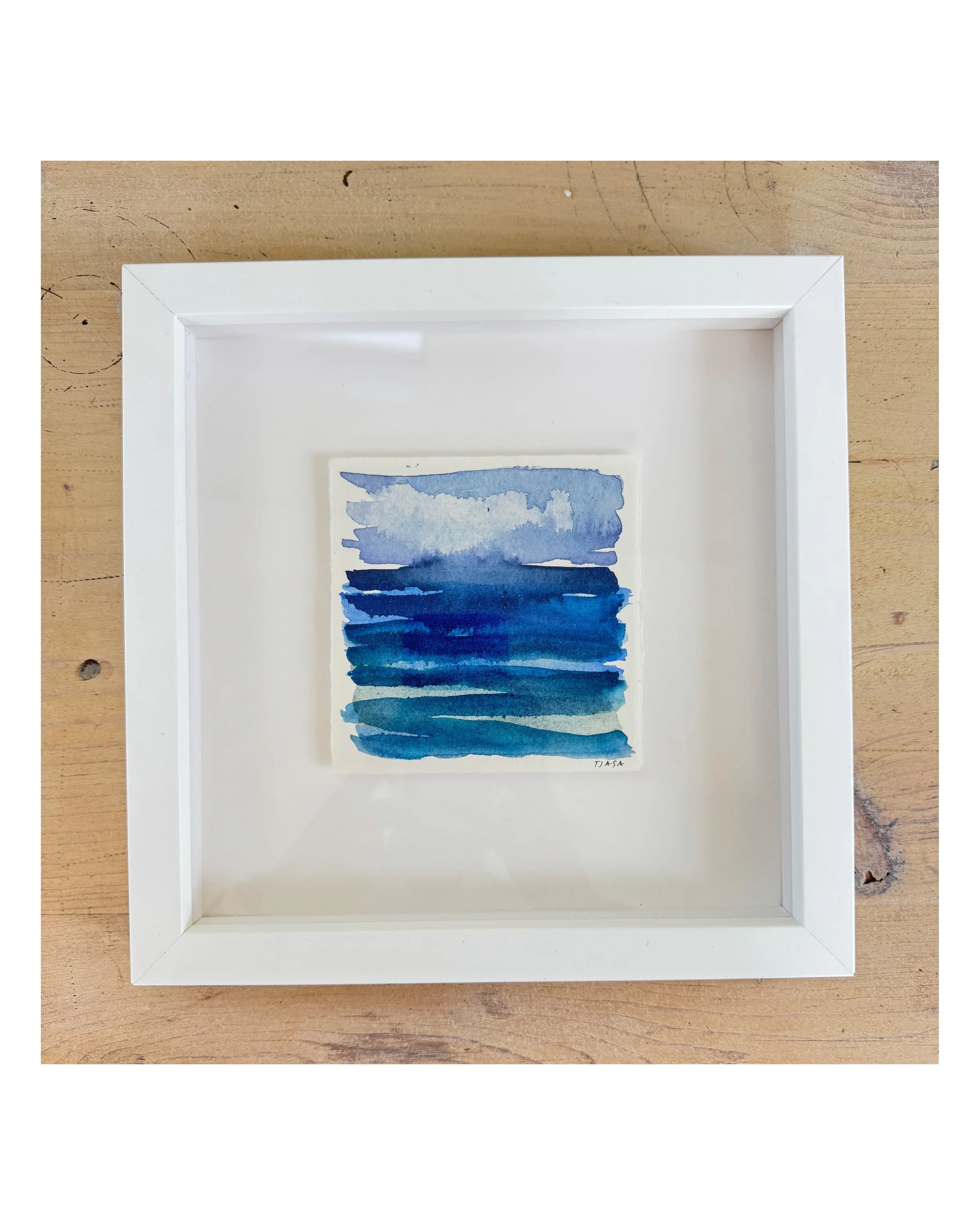 Cloud & Sea I  10.5 X 10.5 I Cape Cod Studio