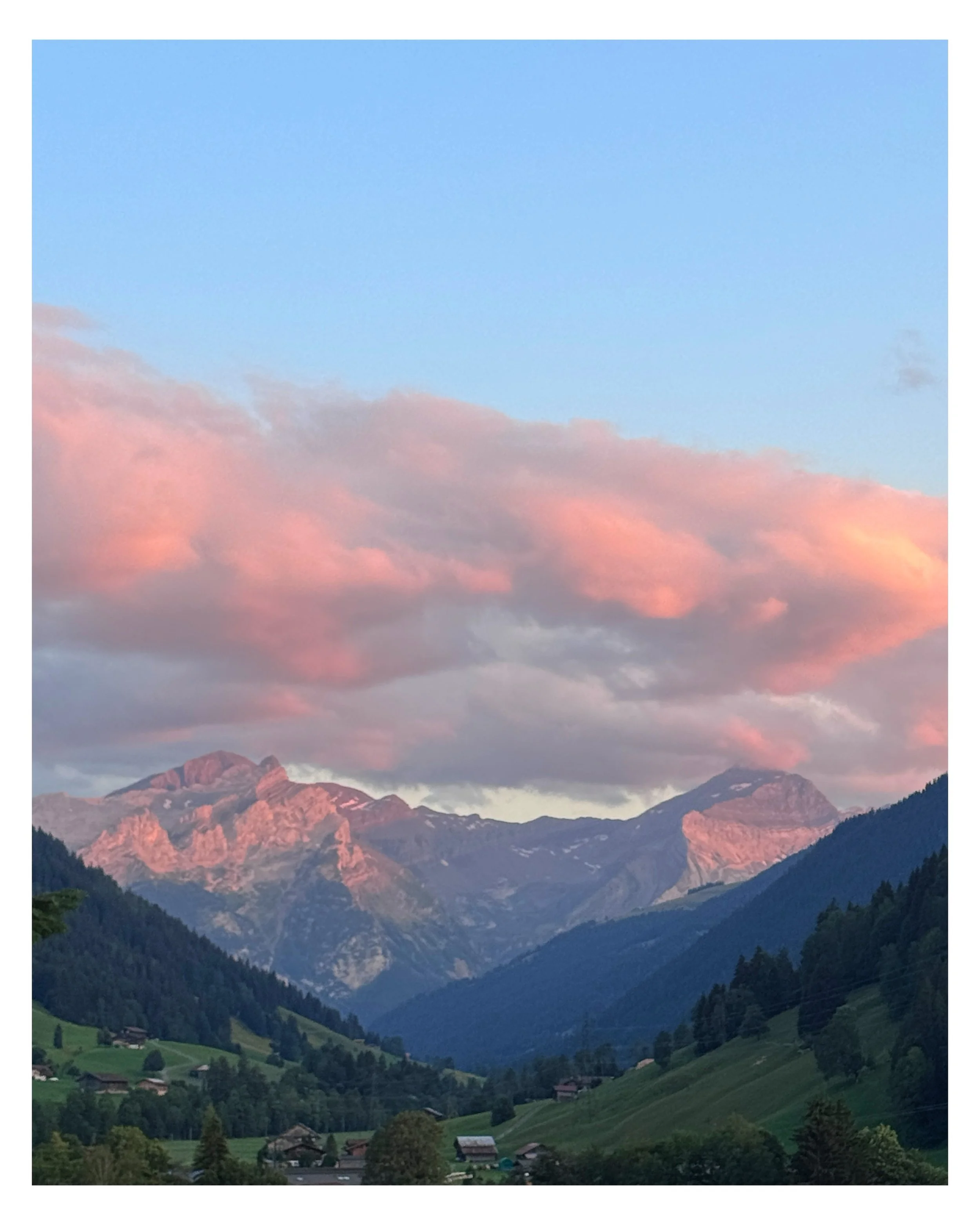 A little bit of dusty pink on the mountains &hellip;