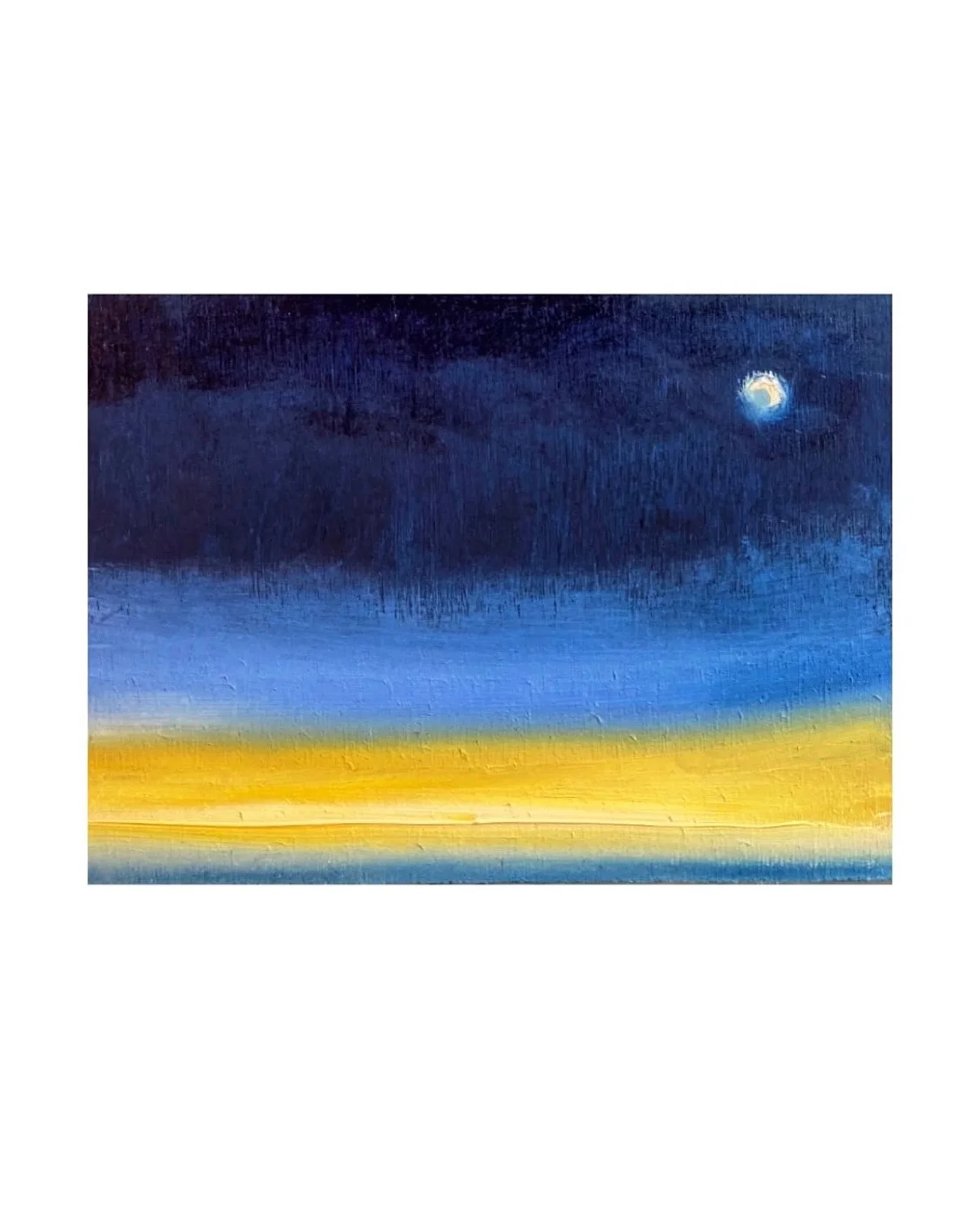 &hellip; a very feeling piece called Halo 5 x 7&rdquo; painted on birch panel available in my San Francisco Studio &hellip; xo