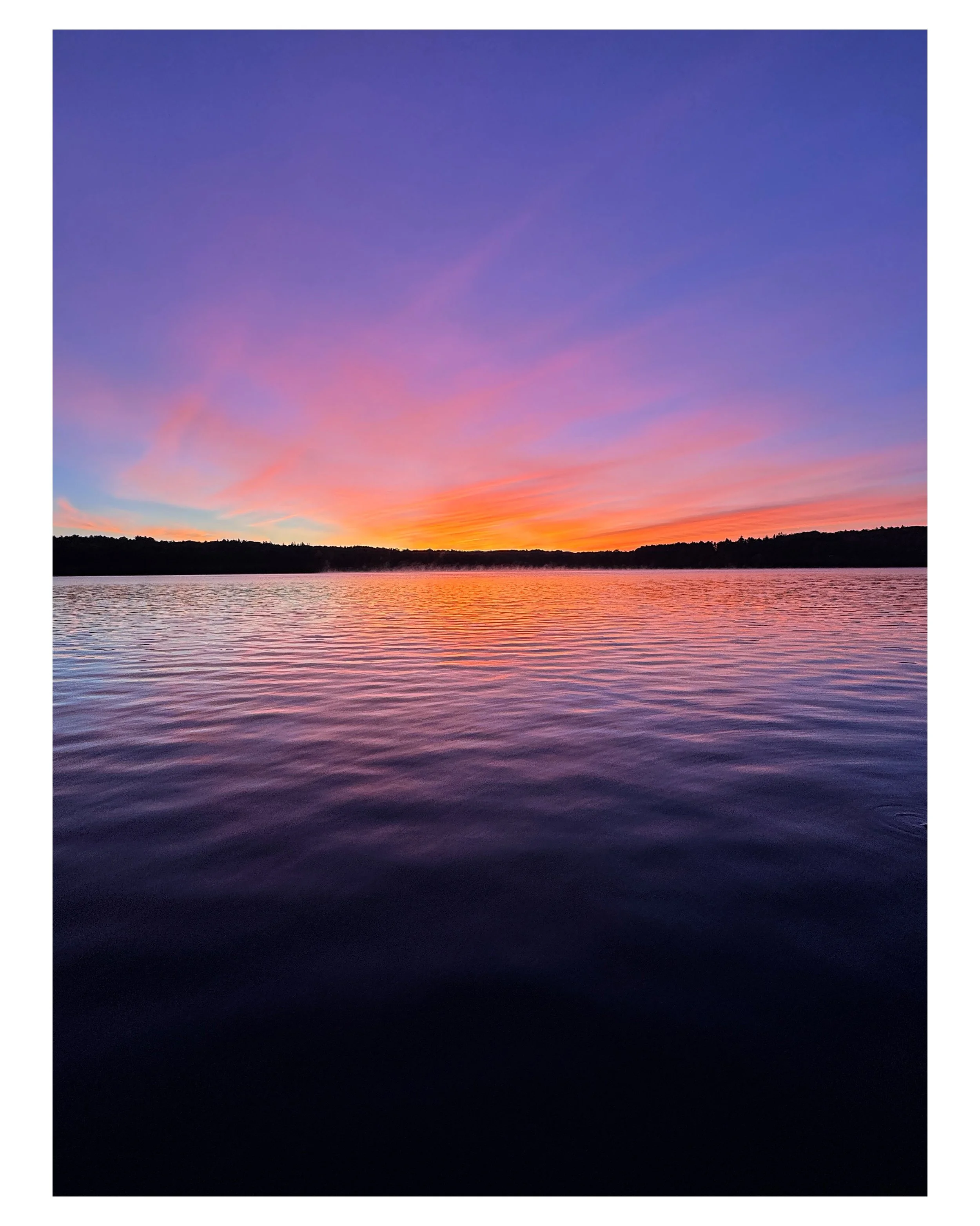 One last one from the lake just just before sunrise&hellip; from 5ish with the stars, birds and fish jumping to 8AM feeling the warmth of the suns rays - the best quiet and commune with nature I could ever dream up. xo