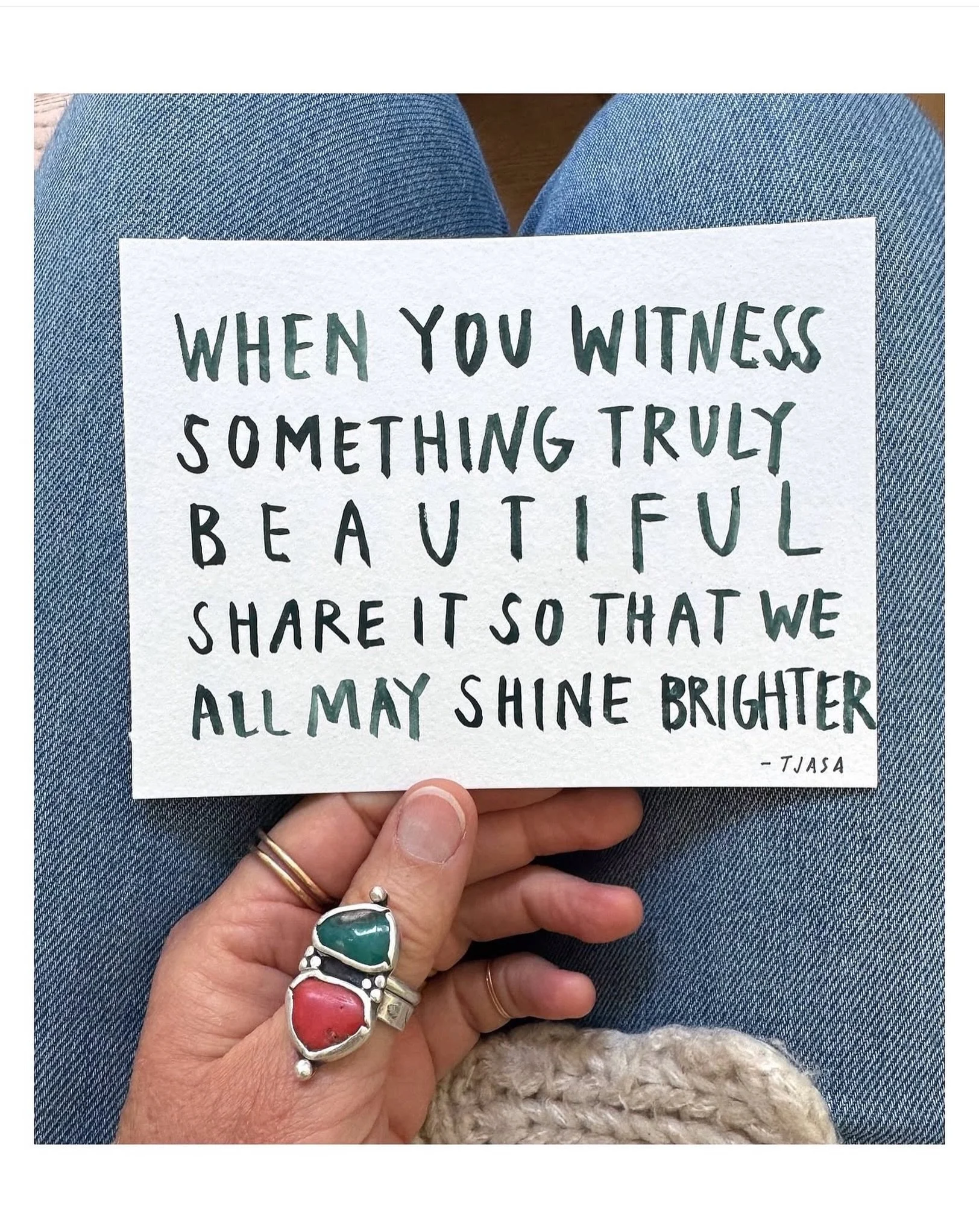 I BElieve in these words SO VERY MUCH. ❣️🫶🏼☀️
