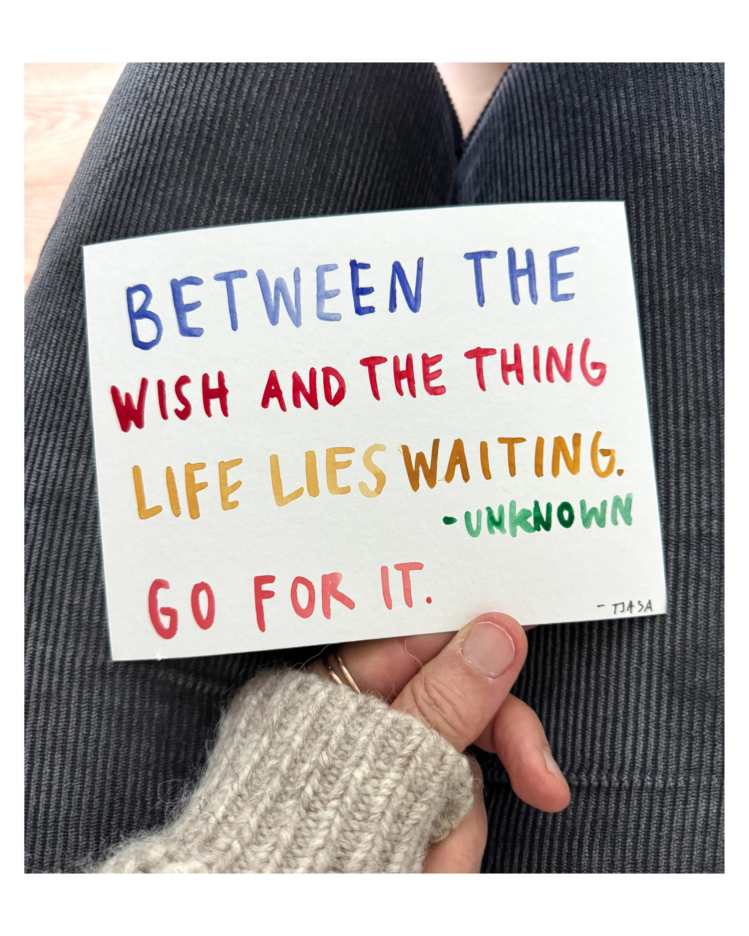 Go For It  I   4 X 6  I  unframed