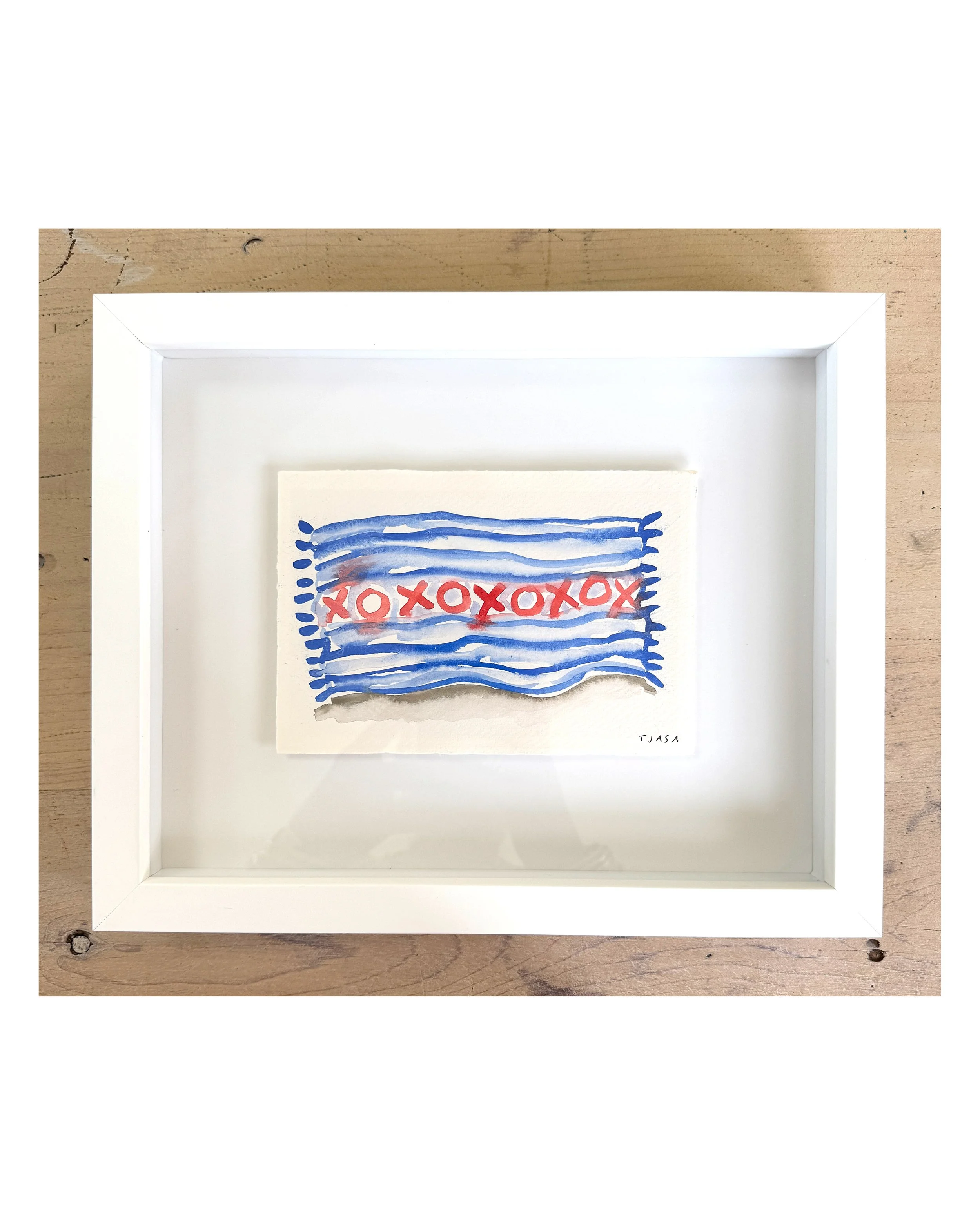 The XO Towel  I   9.5 X 12  I  Cape Cod Studio