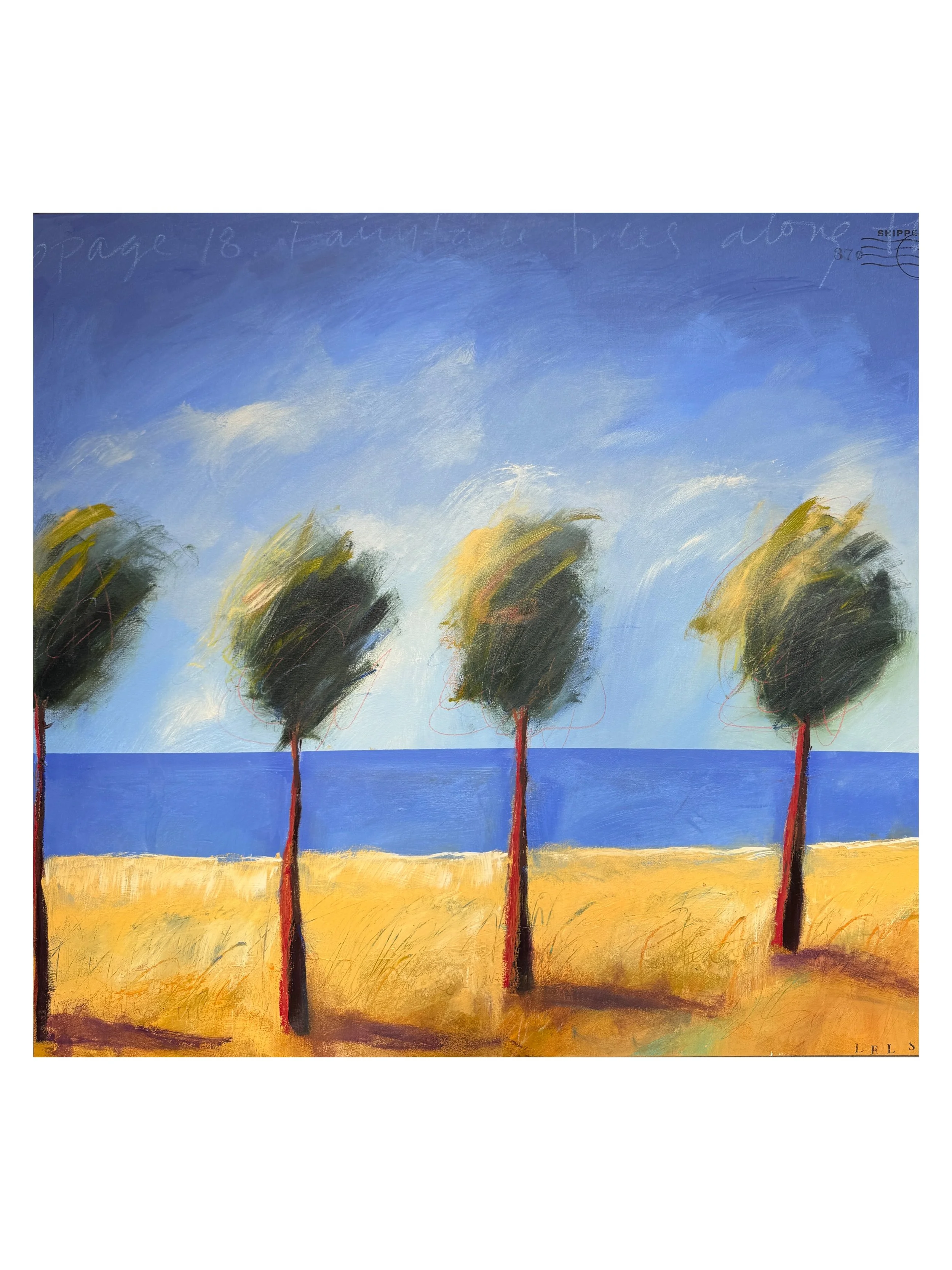 Sur la Mer I  34 X 36 I San Francisco Studio
