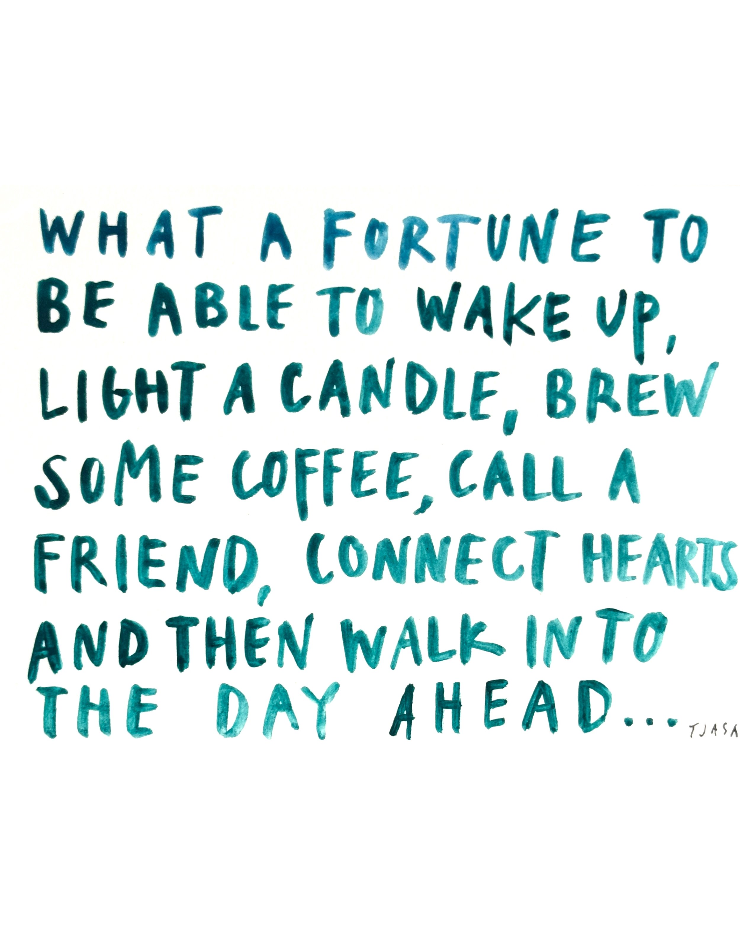 Waking Up I   4.5 X 6  I  unframed