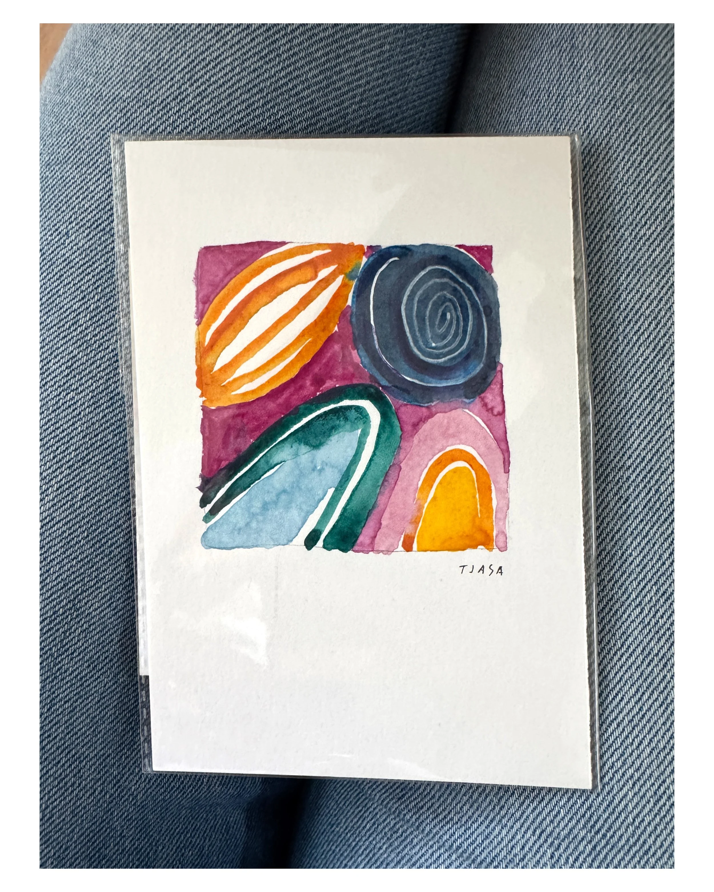 Watersketch no.1  I   4 X 6  I  unframed