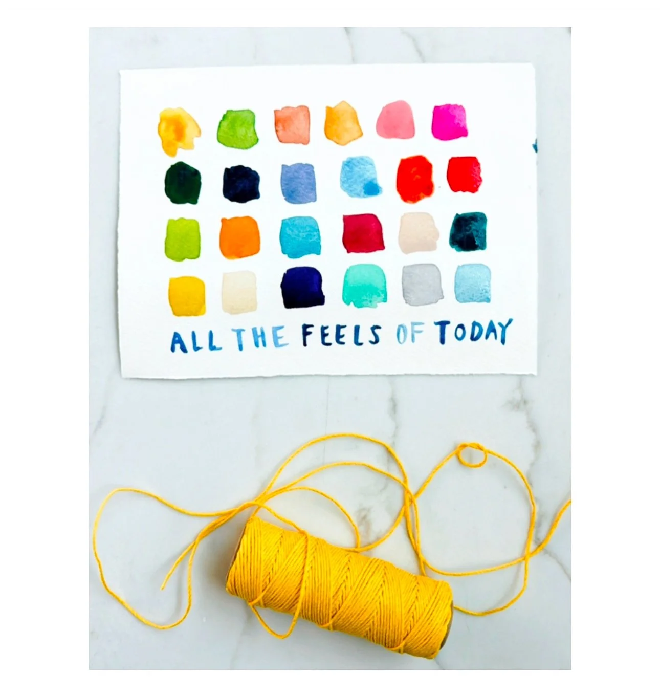 All the Feels I 8 X 6  I  unframed