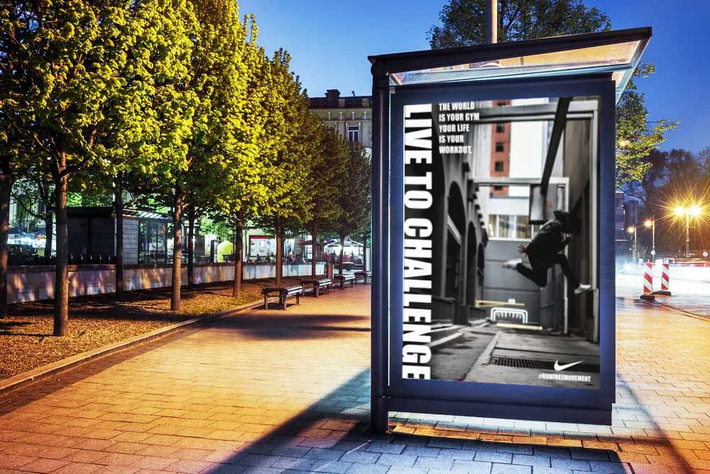 Bus Stop Adverstisement