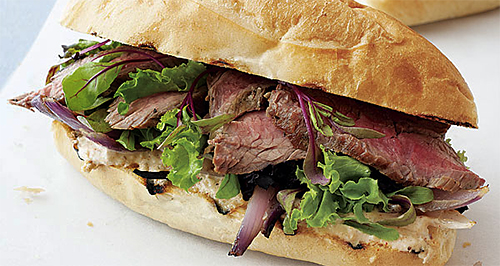 Sloppied Flank Steak Sandwiches Recipe