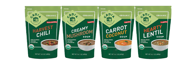 Cadia Organic Creamy Mushroom Soup, 14.1 oz.
