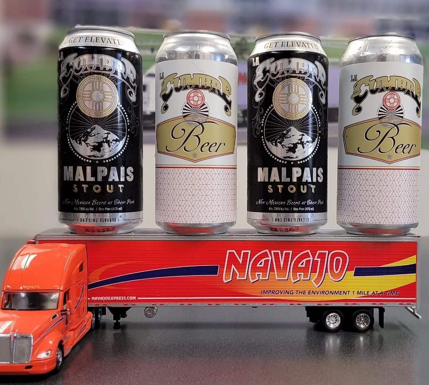 Happy #InternationalBeerDay 
Cheers to @lacumbrebrewing

#NavajoExpressInc #LaCumbreBrewing #Beer #Brewery #Beerstagram #Beerlover #Trucker #TruckerLife #TruckersofInstagram #NewMexico #IPA #NMBeer #ABQBeer #CraftBeer