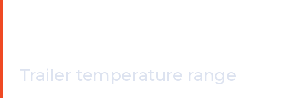 Trailers hold -10° to 60°F
