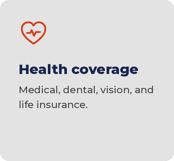 Health coverage for drivers: medical, dental, vision, and life insurance