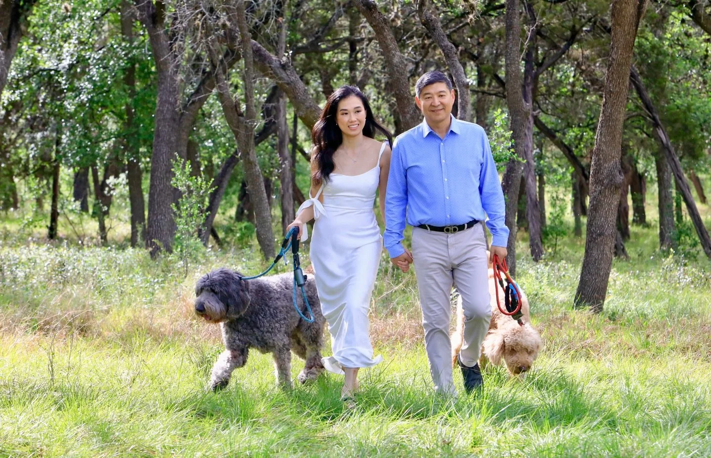 #engagementphotography #engagement #puppies #austinphotographer #spring
