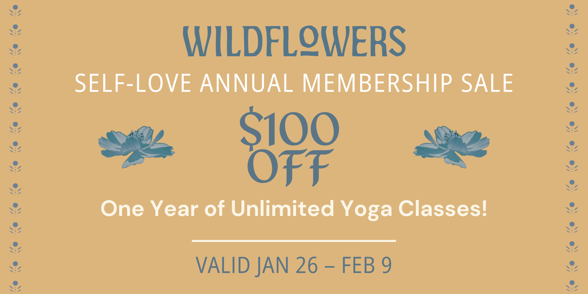 Annual Membership Sale