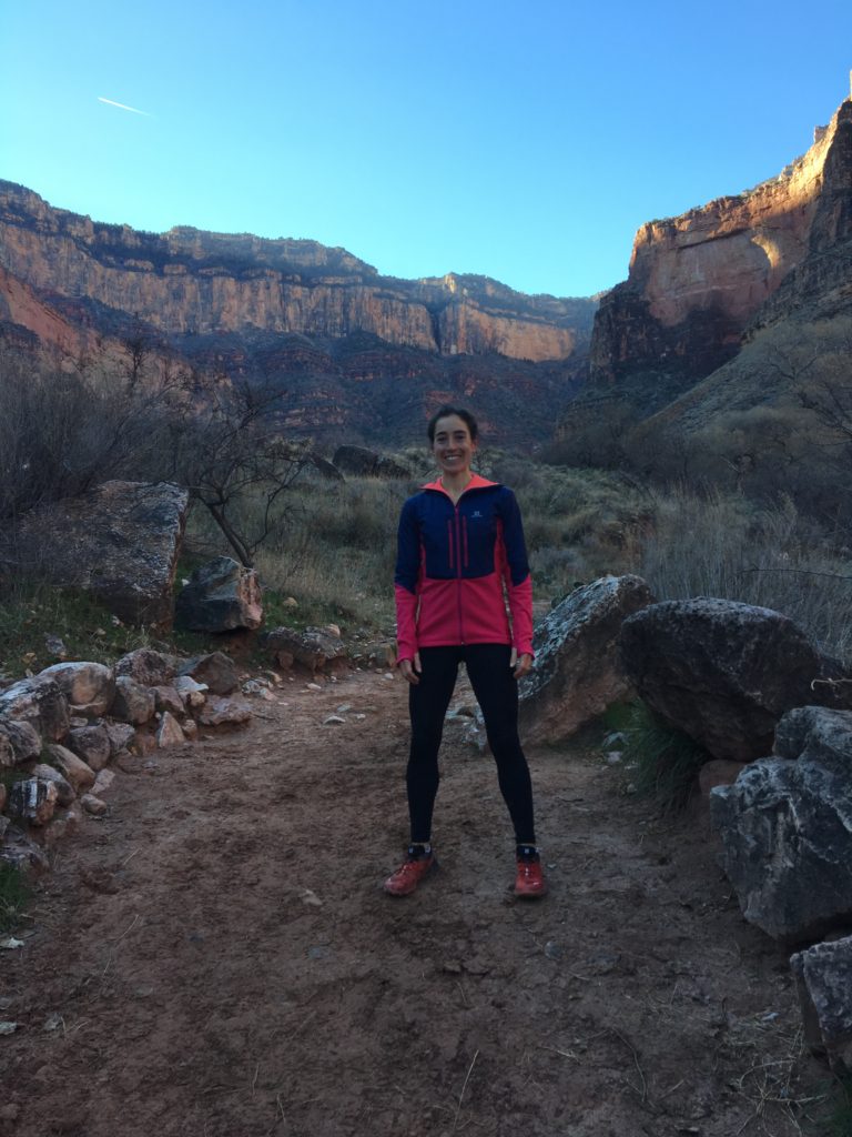 Morning run at the Grand Canyon. Down South Kaibab. Up Bright Angel. Way way up!