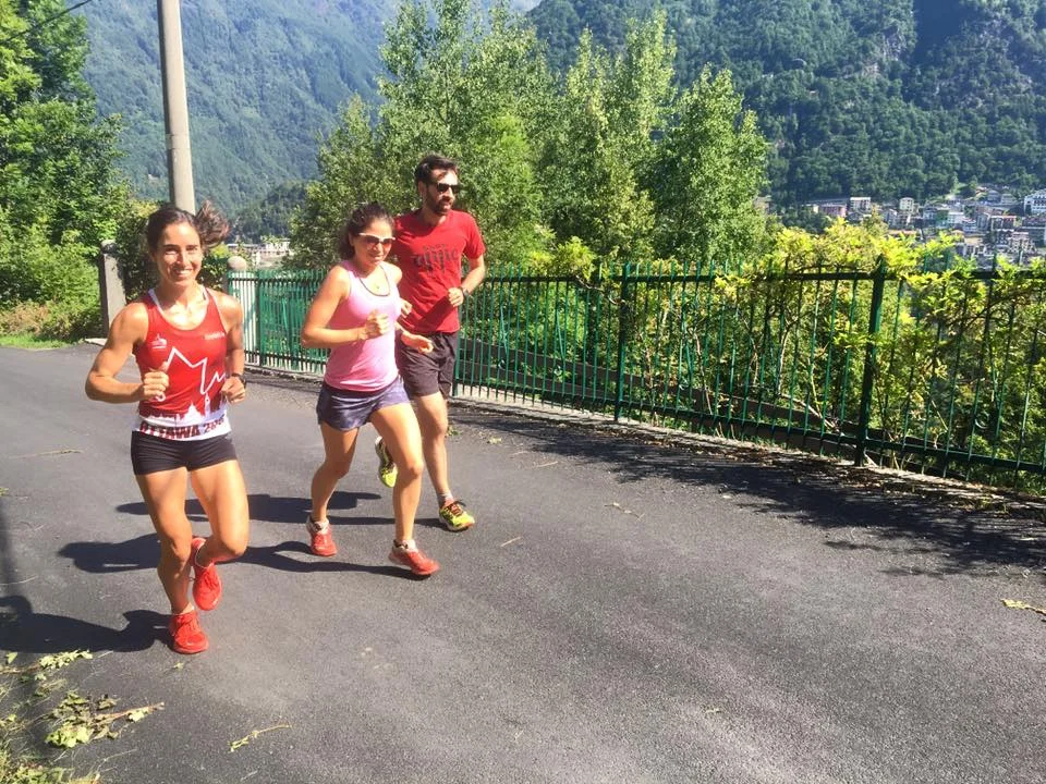 Shakeout run in Premana Italy Wih Marianne Hogan, Adrian Lambert, and Matt Setlack (taking photo).jpg