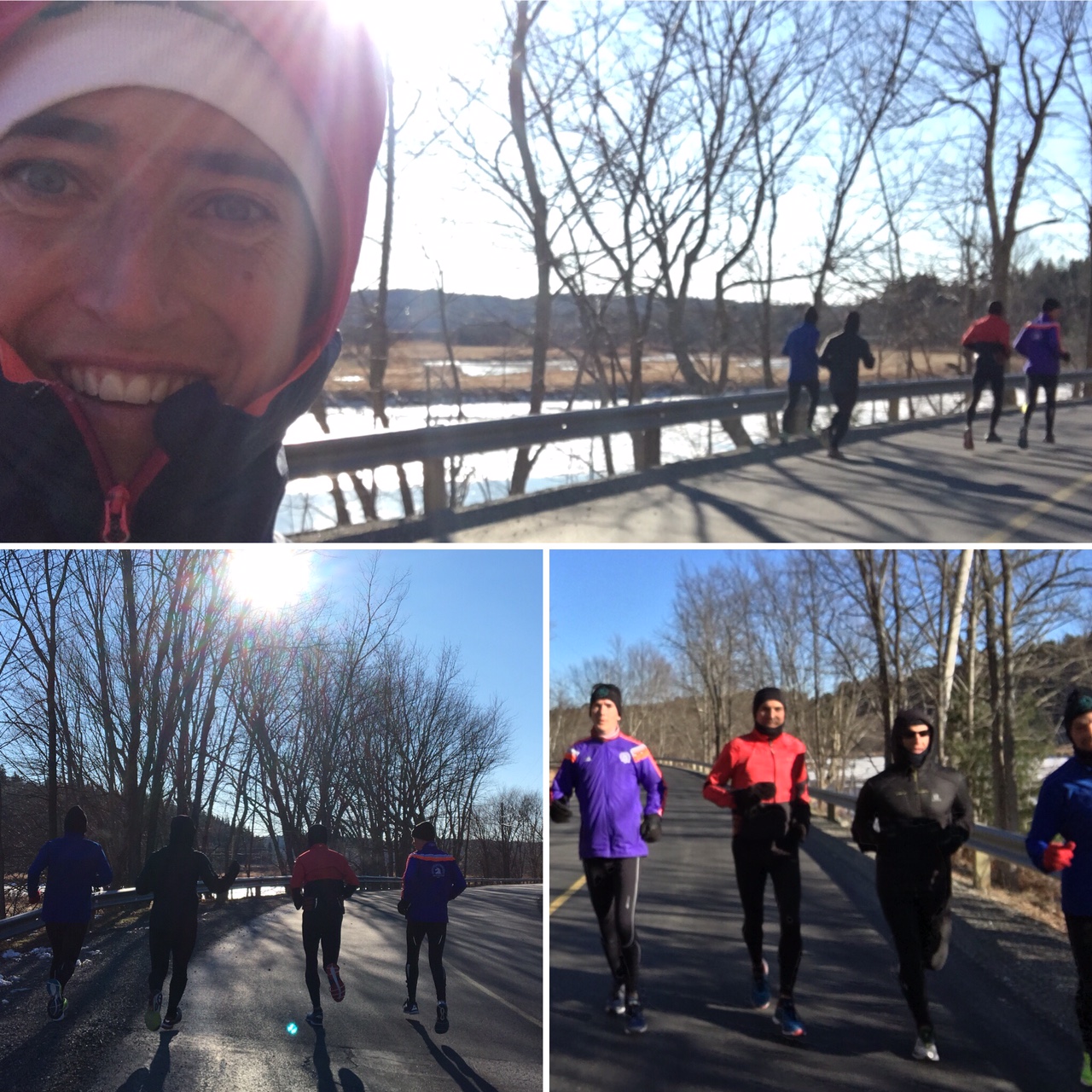 Training run with Dan, Colin, Remi, and Evan.