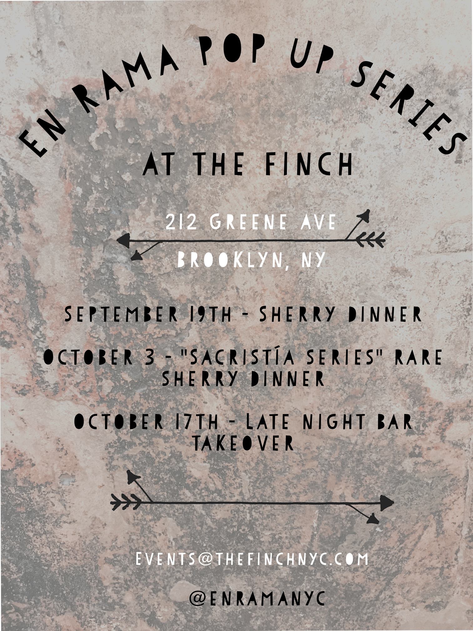 "Sacristía Series" Rare Sherry Pairing Dinner at The Finch