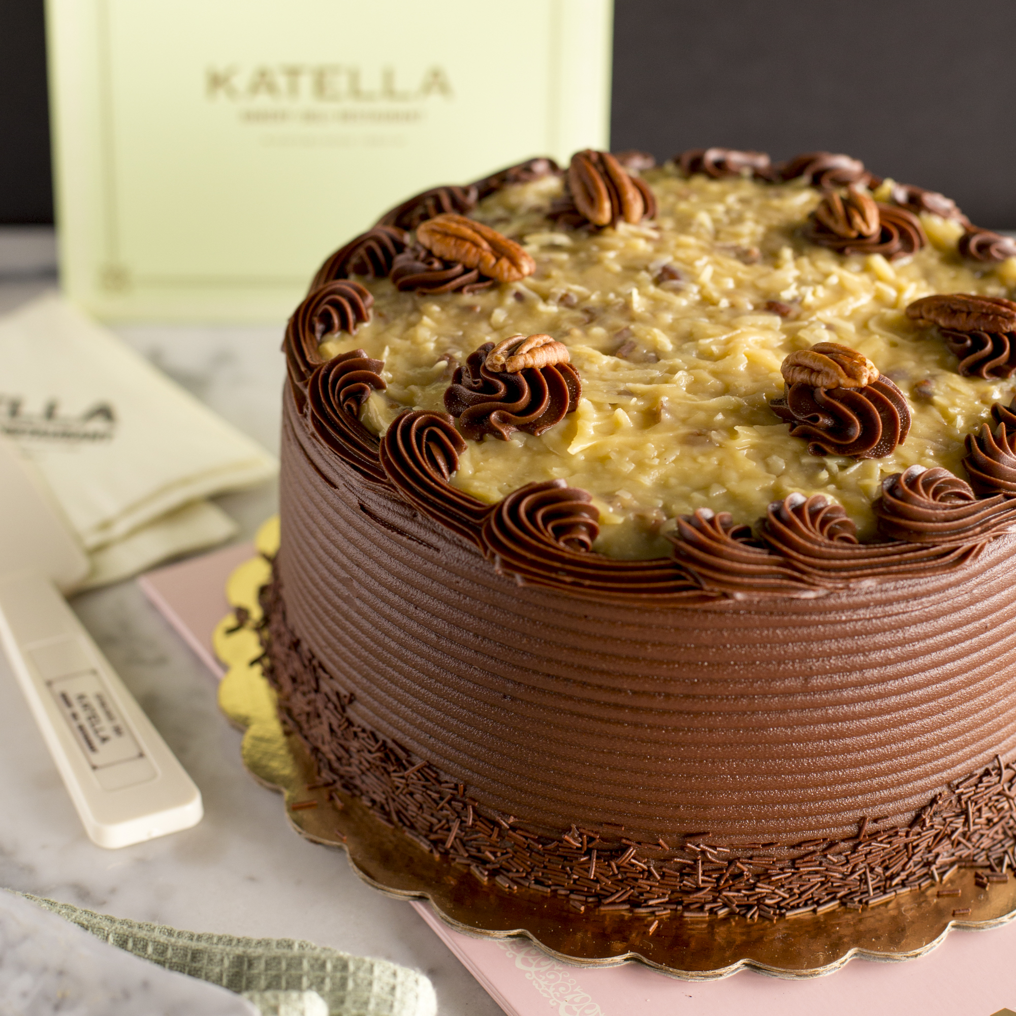 Katella Bakery German chocolate cake