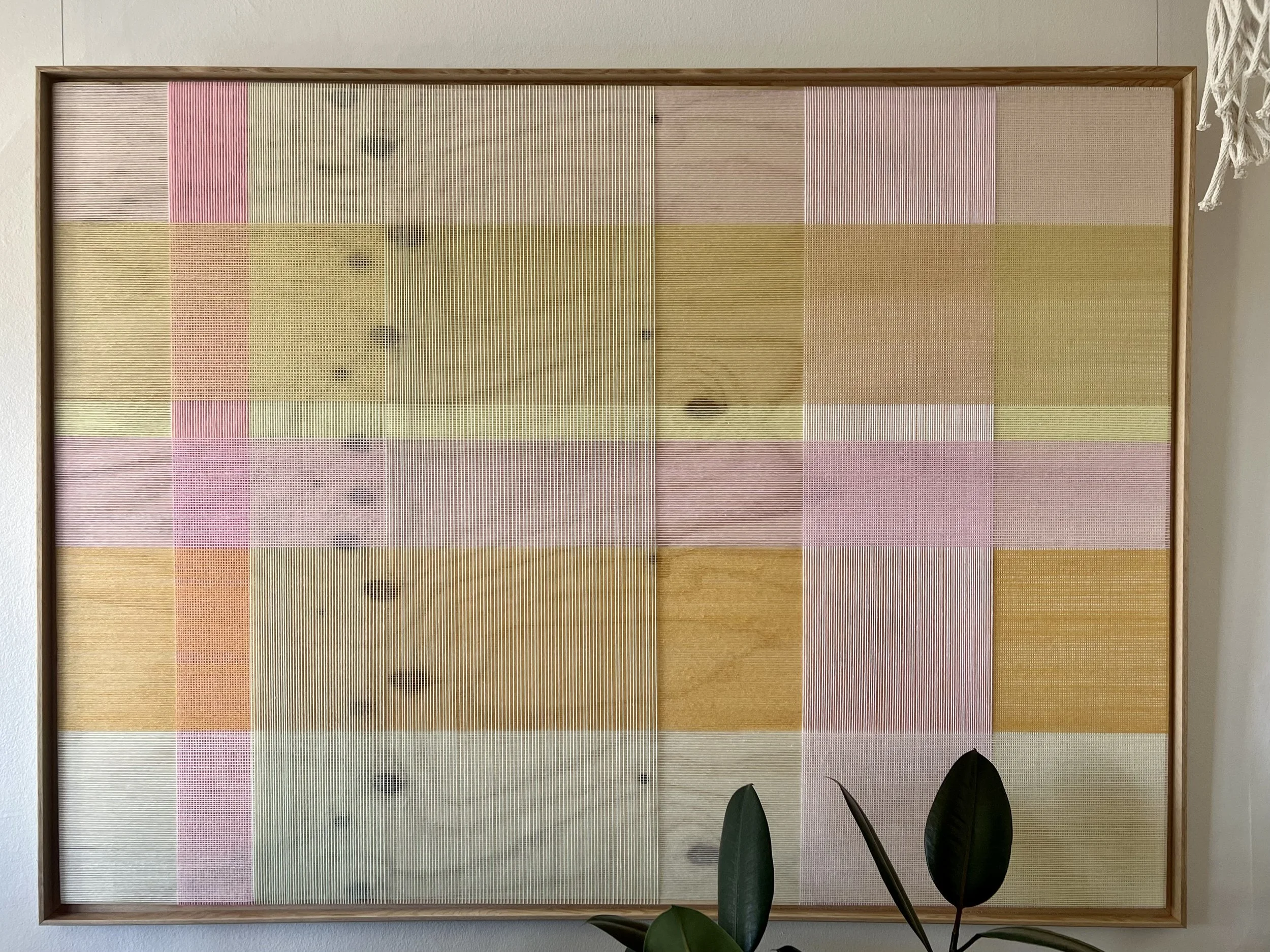 "Summer Twine" Wrapped Panel #1