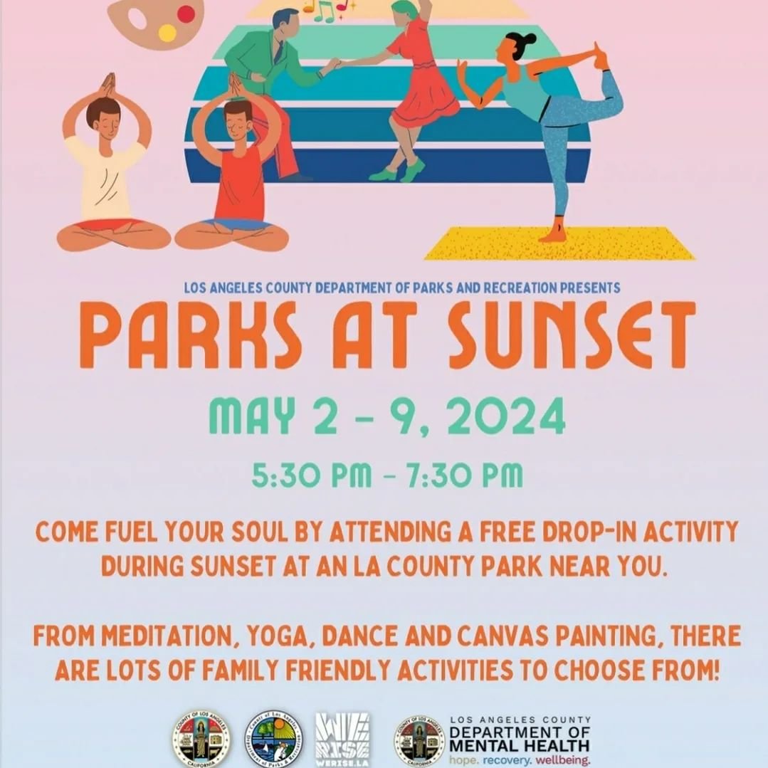Excited to participate in the #parksatsunset event tonight at #crescentavalleypark 

Join me for an outdoor 
Sunset sound bath 
1st one starts at  5:45pm or 2nd one at  6:45pm 

Crescenta Valley Park 
3901 Dunsmore Ave, La Crescenta-Montrose, CA 9121