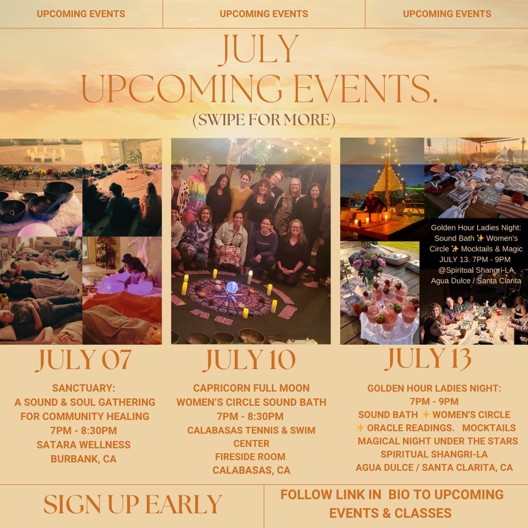 🌙✨ Join Me in July 
Rest, Reconnect &amp; Restore 
Follow Link in Bio to Upcoming Events to learn more and sign up links. 

When the world feels chaotic, we need spaces of refuge &mdash; places to rest, relax, and return to ourselves. 💆&zwj;♀️🌿
Jo
